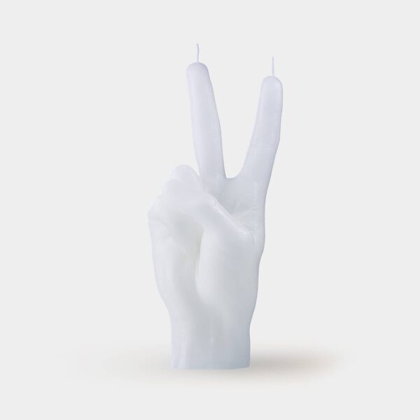 54 Celsius - CandleHand "Peace" Candle - Handmade, 8" Tall & Real Skin - Image 14
