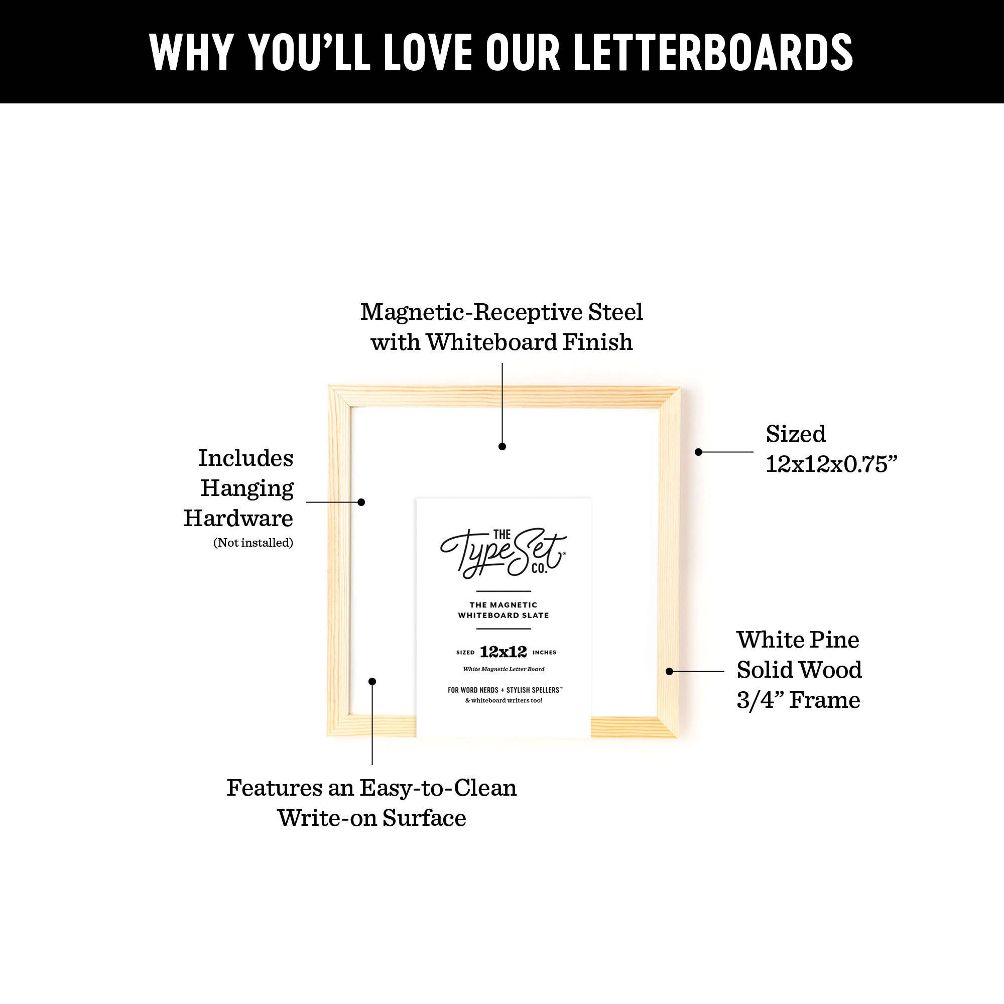 12x12 Magnetic Whiteboard - Image 4