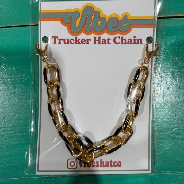 Chunky Black Enamel Dipped Trucker Chain - Image 4