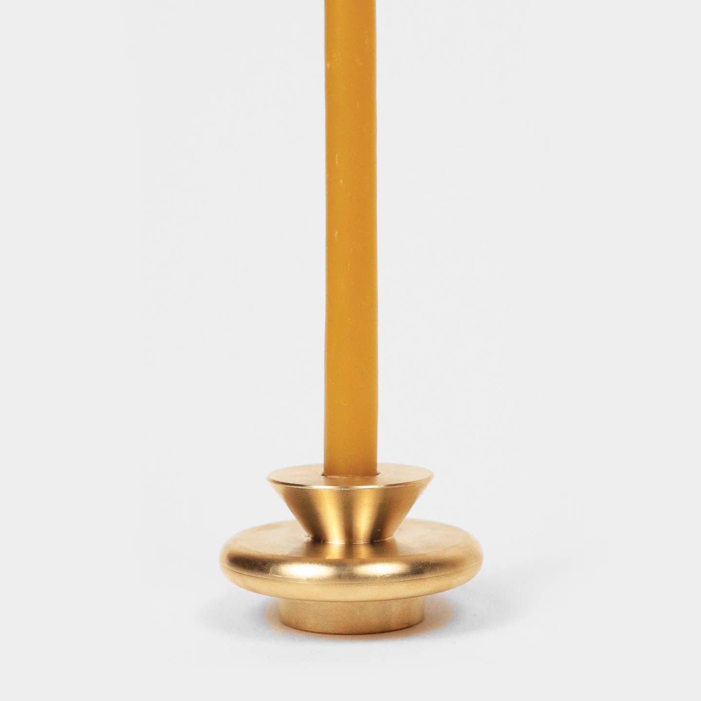 54 Celsius - Solid Brass Candle Holder XS - 1.6" Tall & Fits 3/8" Candles - Image 2