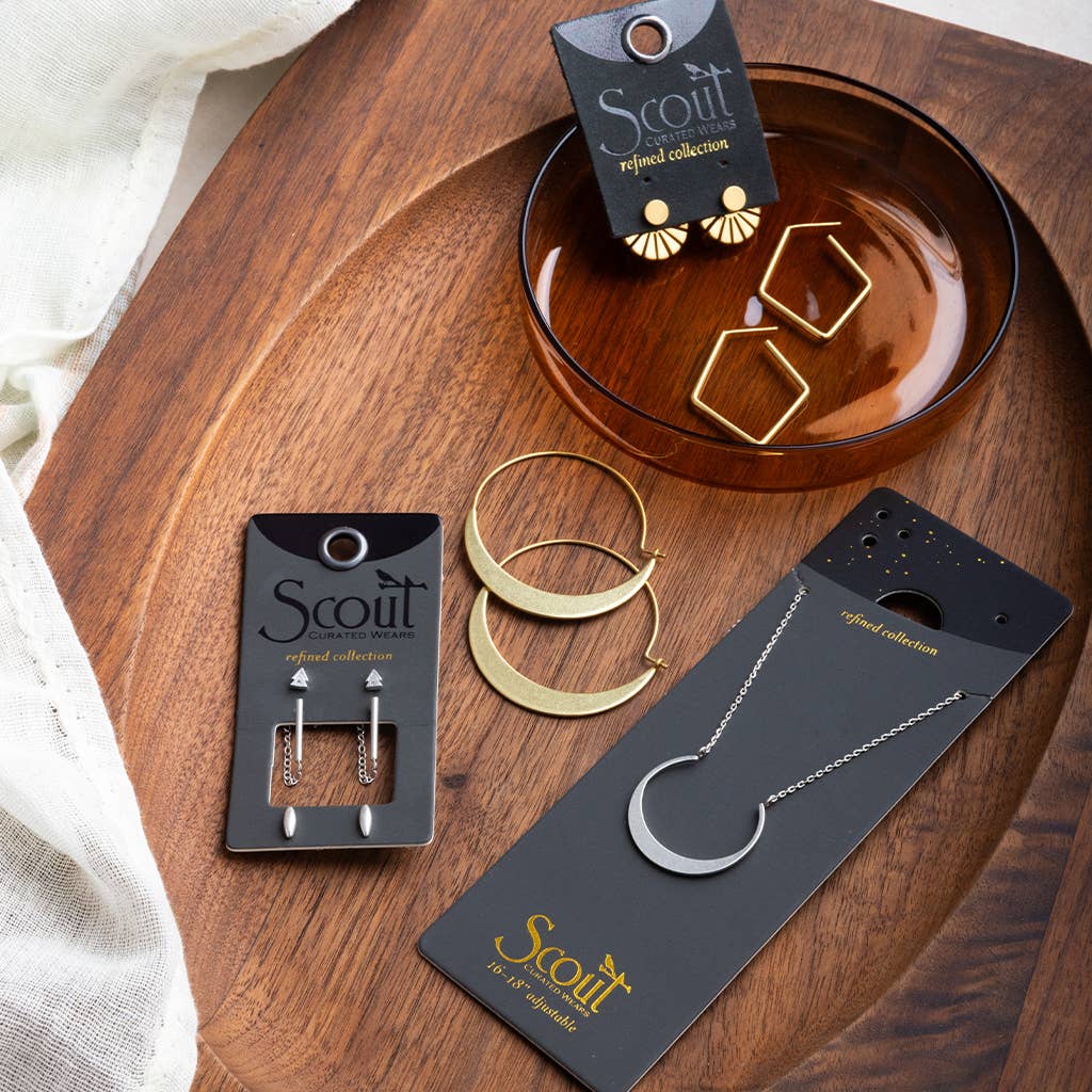 Refined Earring Collection - Stellar Hoop/Sterling Silver - Image 3