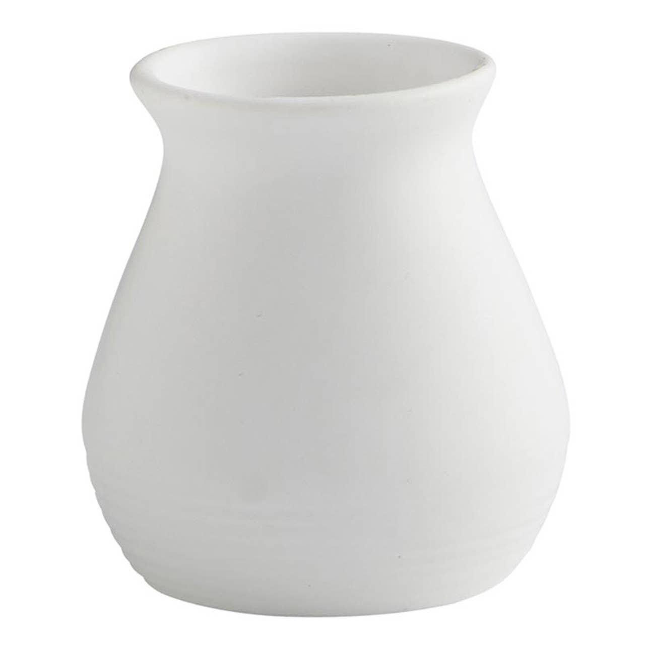 47th & Main White Ceramic Bloom Vase - Small