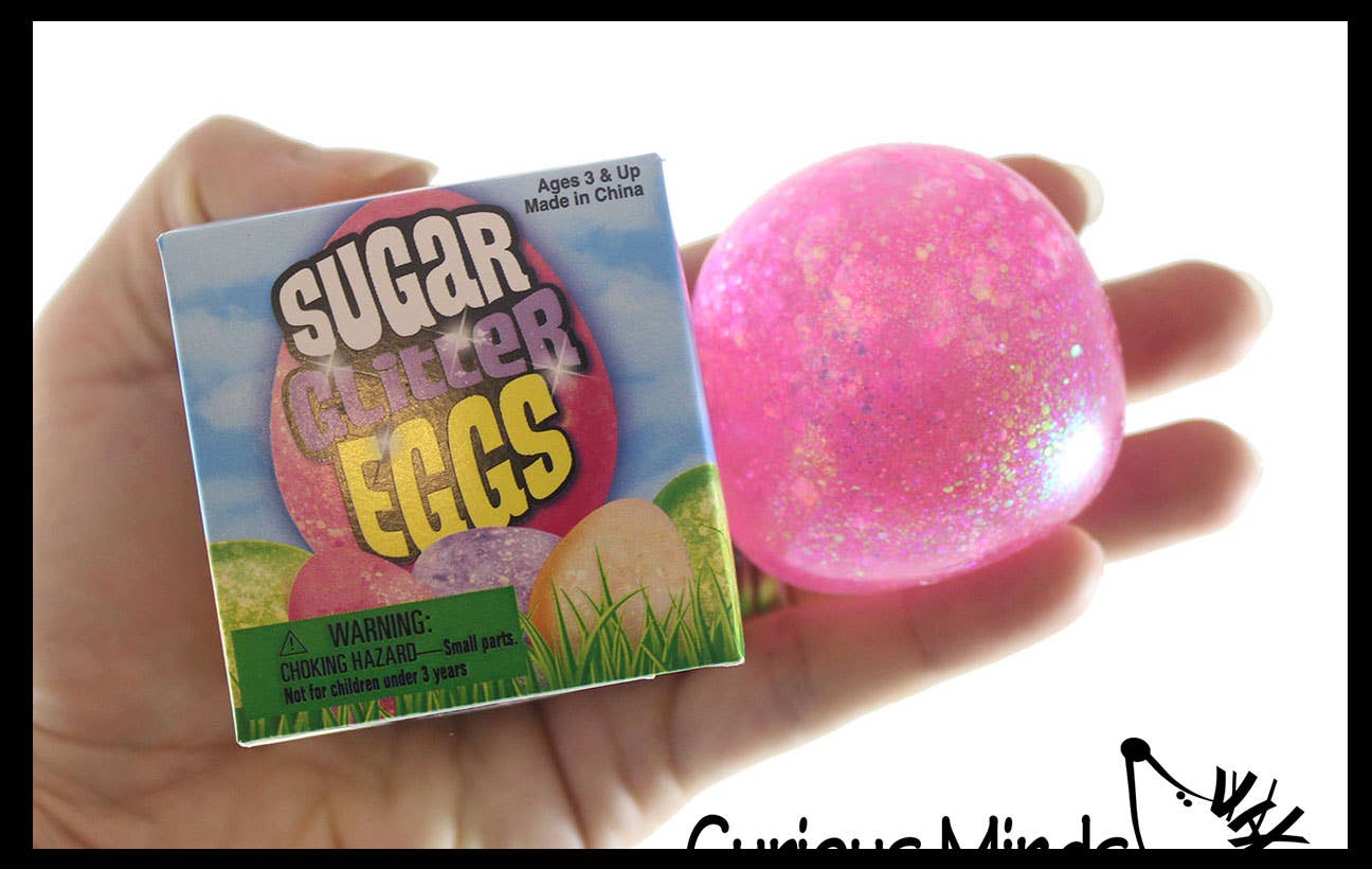 1 Easter Egg Sugar Ball - Thick Glue/Gel Syrup Molasses Stre