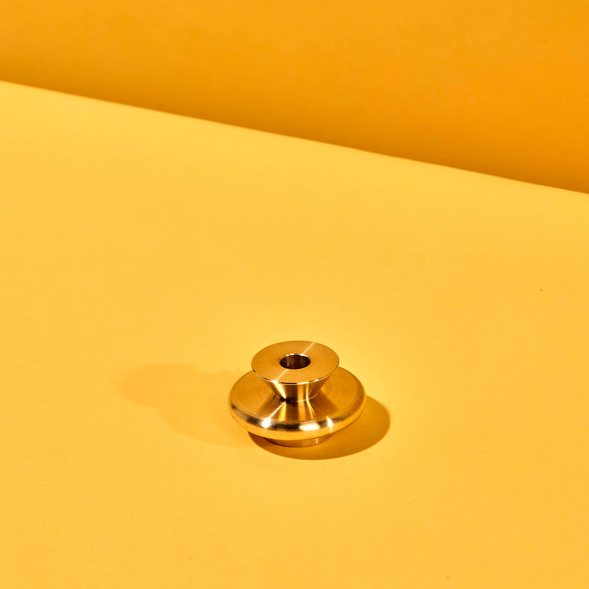 54 Celsius - Solid Brass Candle Holder XS - 1.6" Tall & Fits 3/8" Candles - Image 3