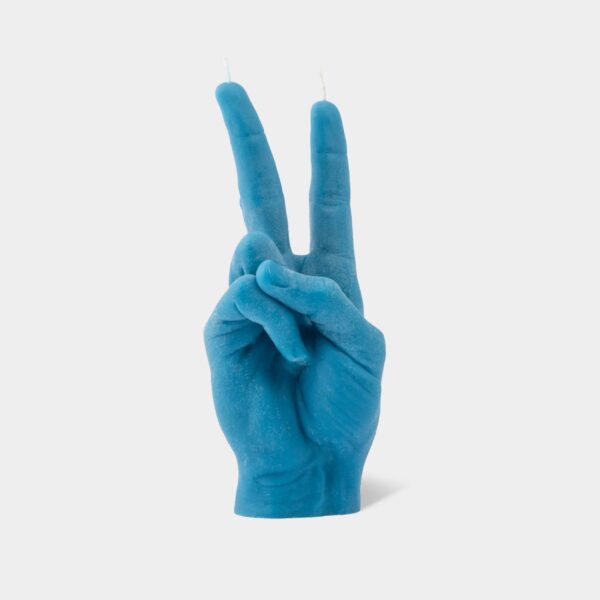 54 Celsius - CandleHand "Peace" Candle - Handmade, 8" Tall & Real Skin - Image 4