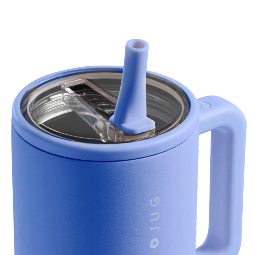 Light Blue Hydrojug 32 oz Traveler Tumbler - Image 2