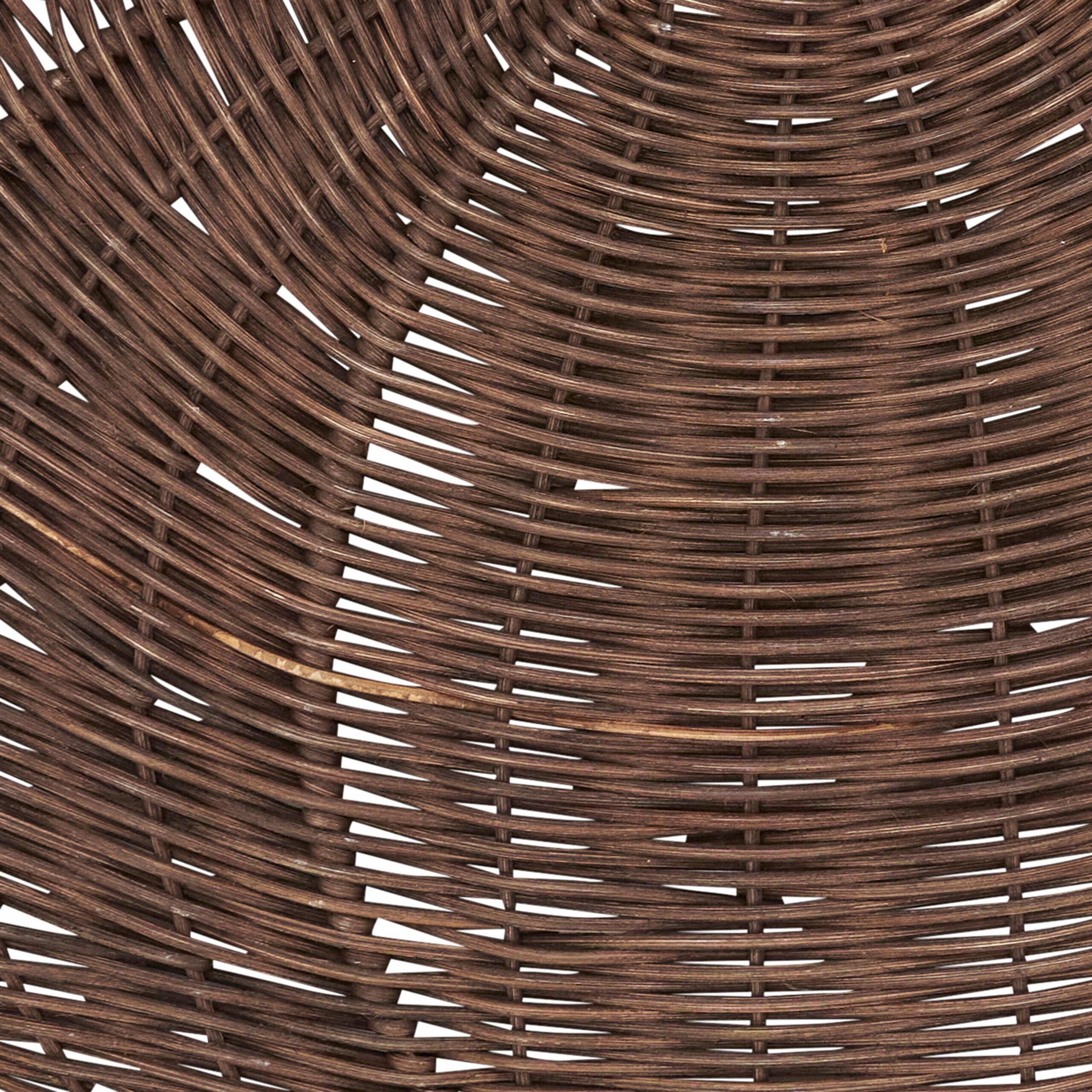 Fall Harvest Rattan Pumpkin Placemat: Brown, 13"x17" - Image 4