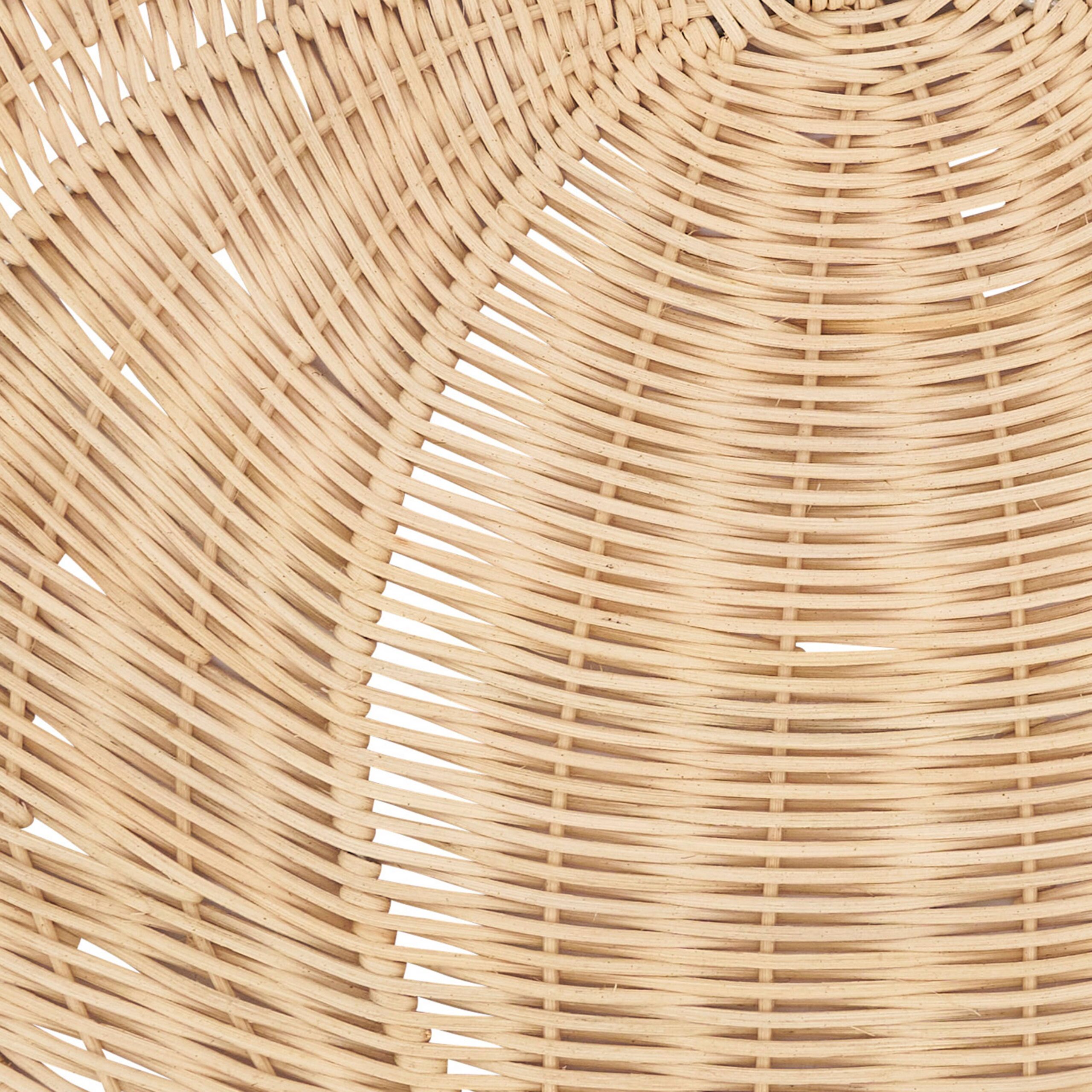 Fall Harvest Rattan Pumpkin Placemat: Brown, 13"x17" - Image 14