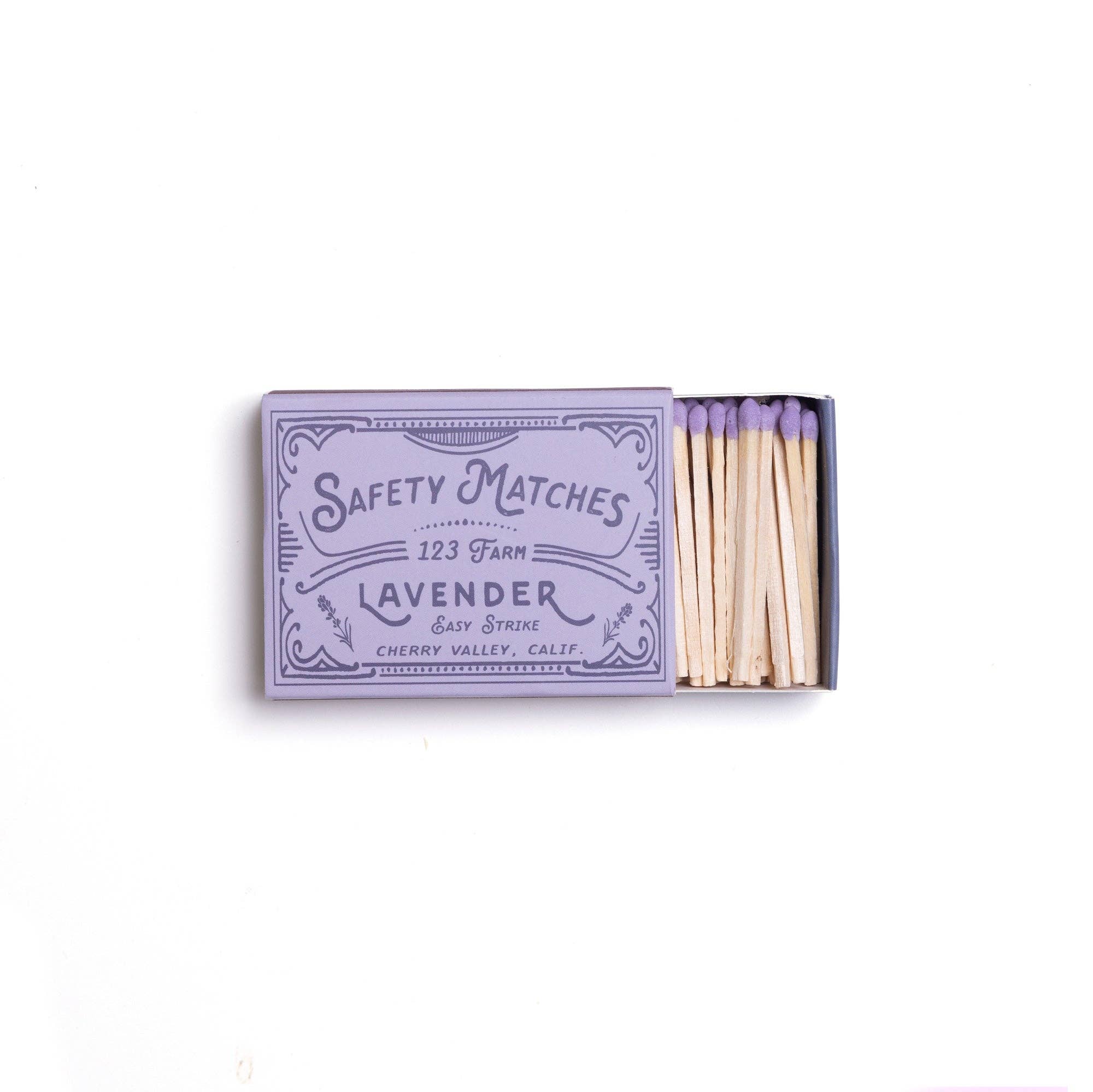 Lavender Matches – Boxed Set, 40 Safety Matches - Image 3