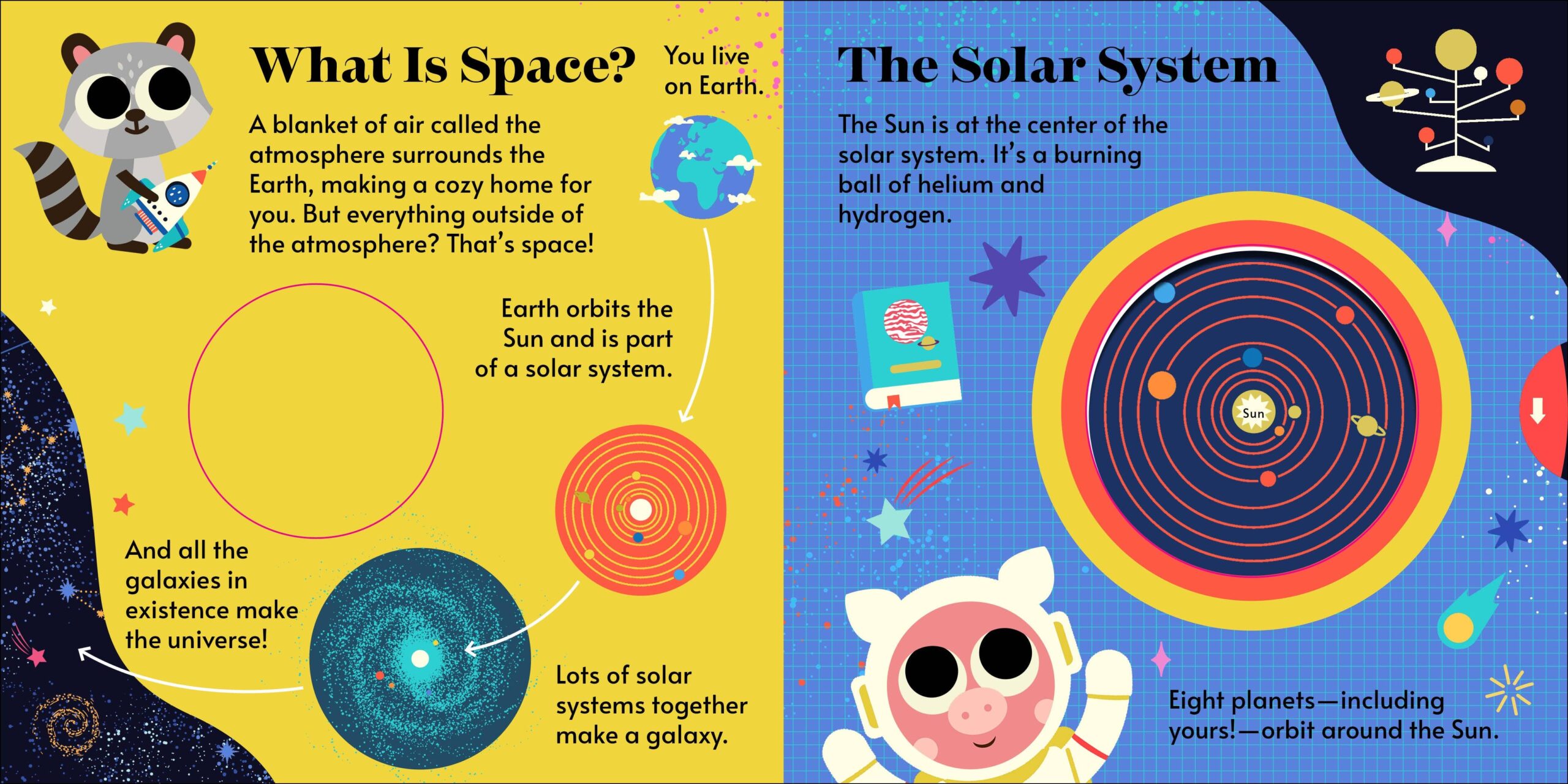 Hands-On Academy: Space (Interactive Children's Board Book) - Image 2