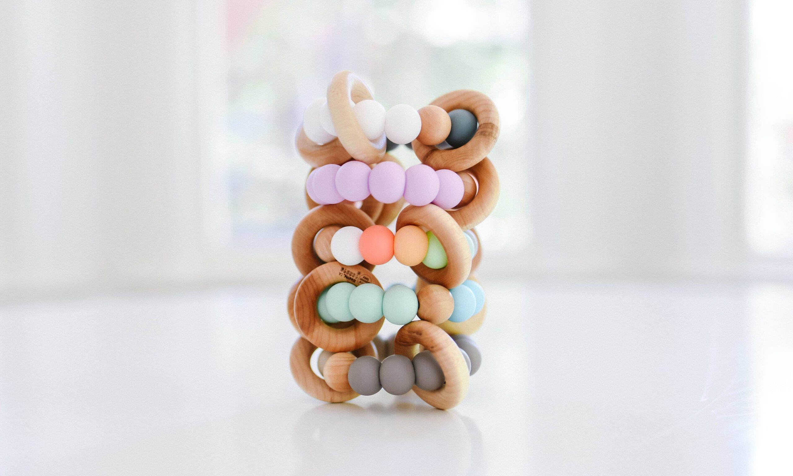 Bannor Toys - Classic Teether Wooden Baby Toys