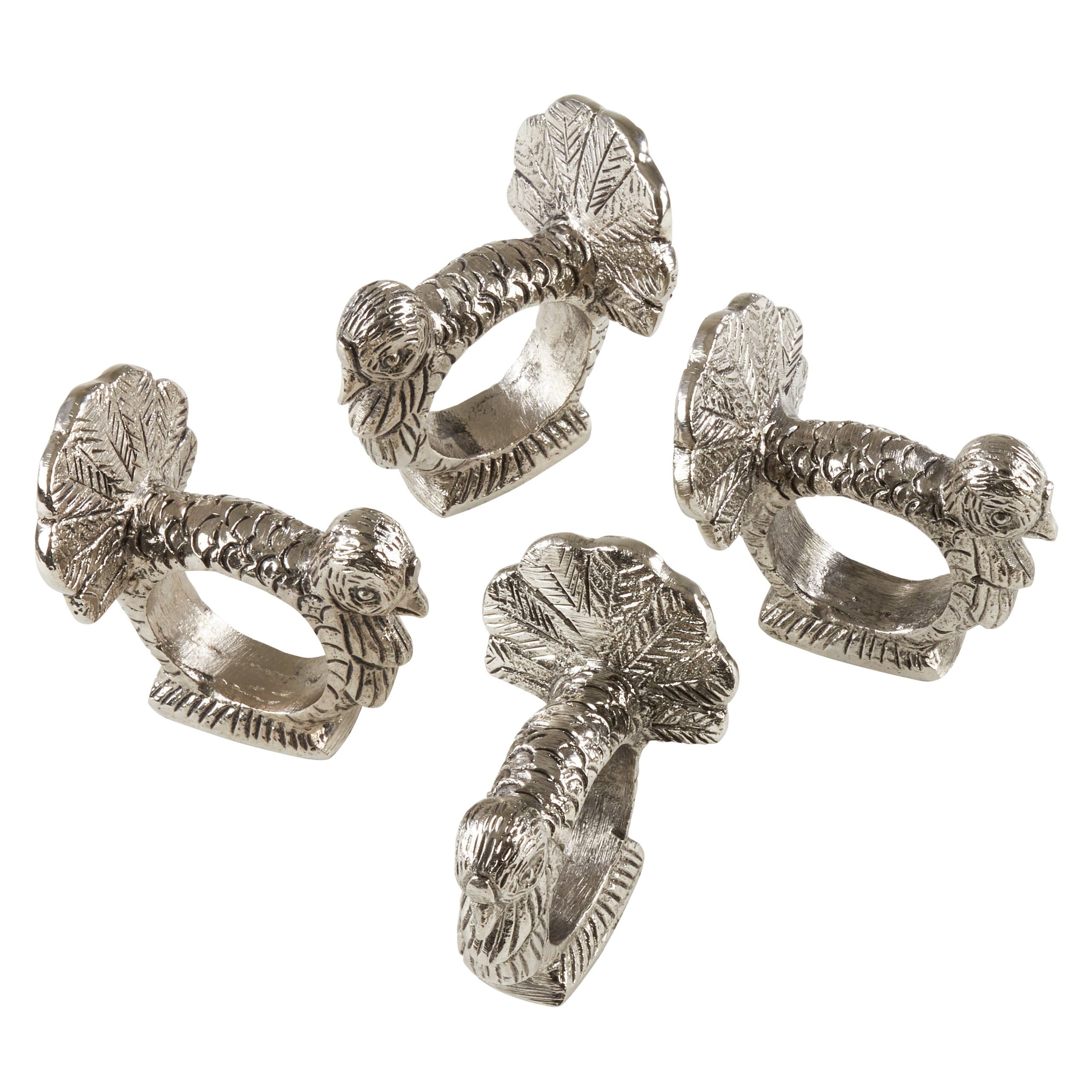 Turkey Napkin Ring: Silver - Image 4