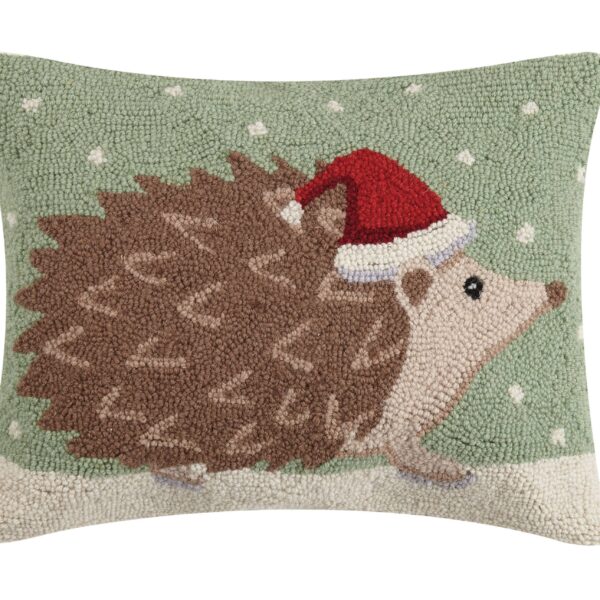 Peking Handicraft - Christmas Hedgehog Hook Pillow - Image 2