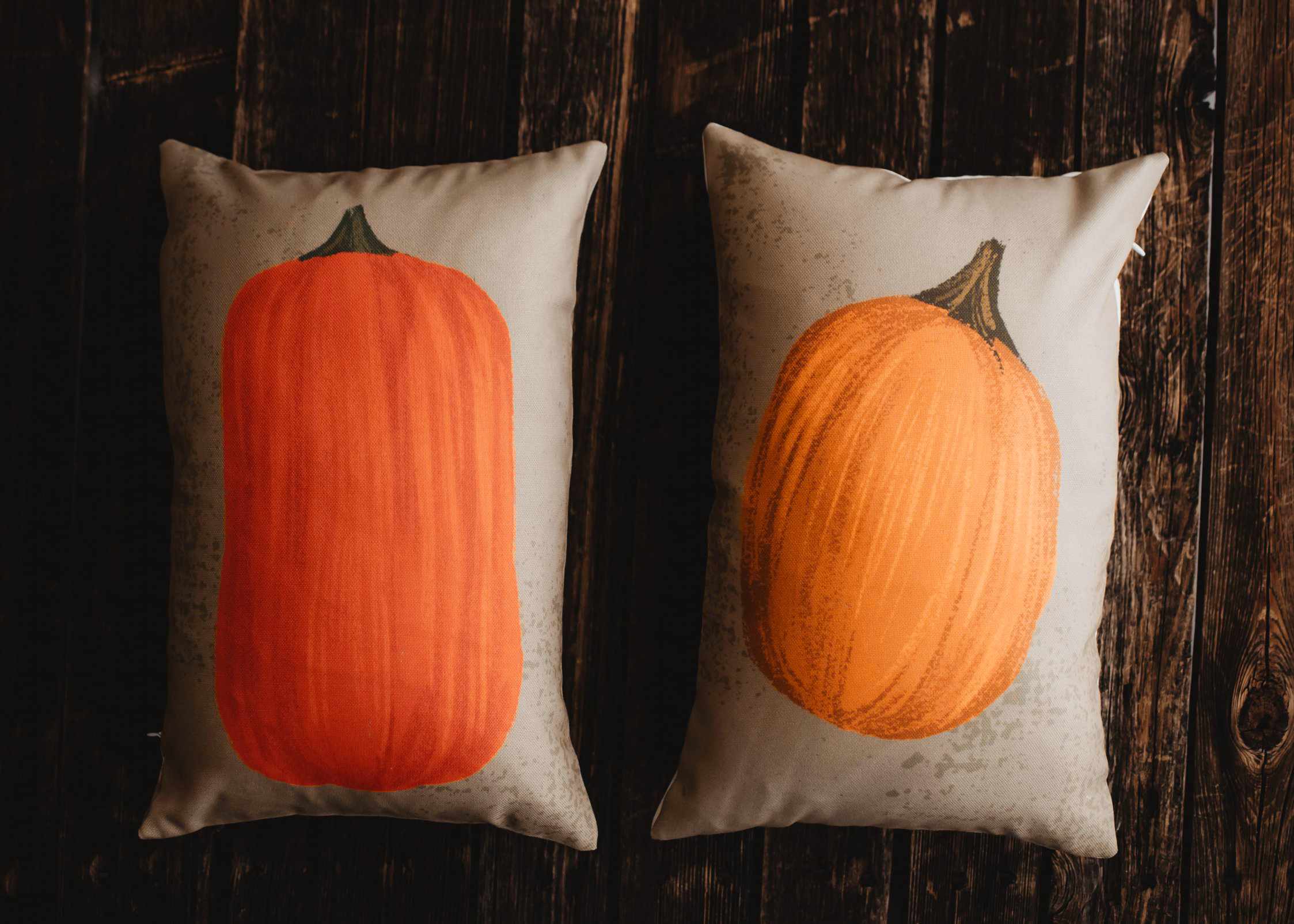 UniikPillows - Primitive Flat Fall Pumpkin Lumbar Pillow Cover | 18x12 Thanksgiving Décor | Fall Decor | Room Decor | Decorative Pillows | Gift for her - Image 7