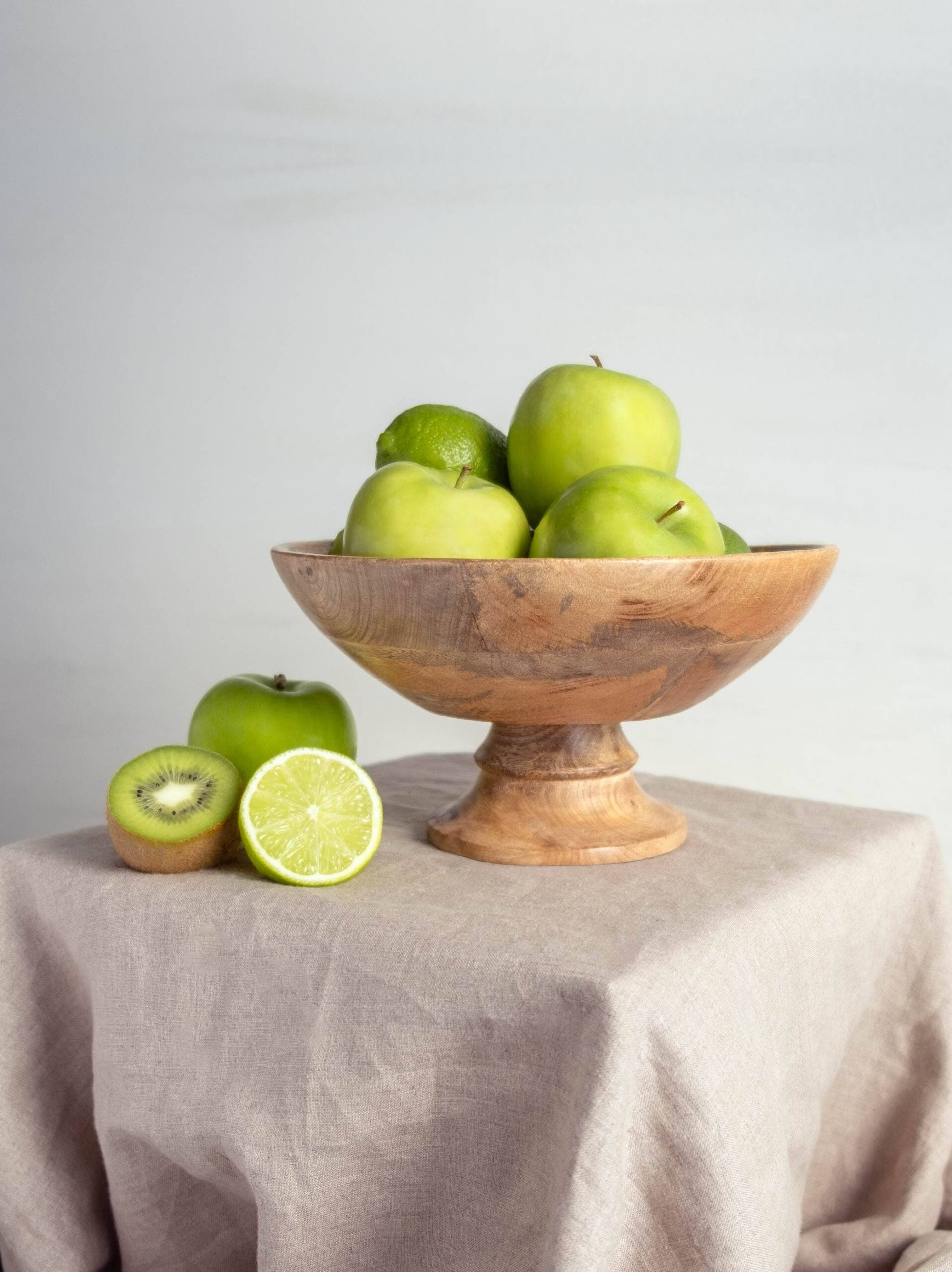 Made Market Co. - Classic Wood Pedestal Bowl