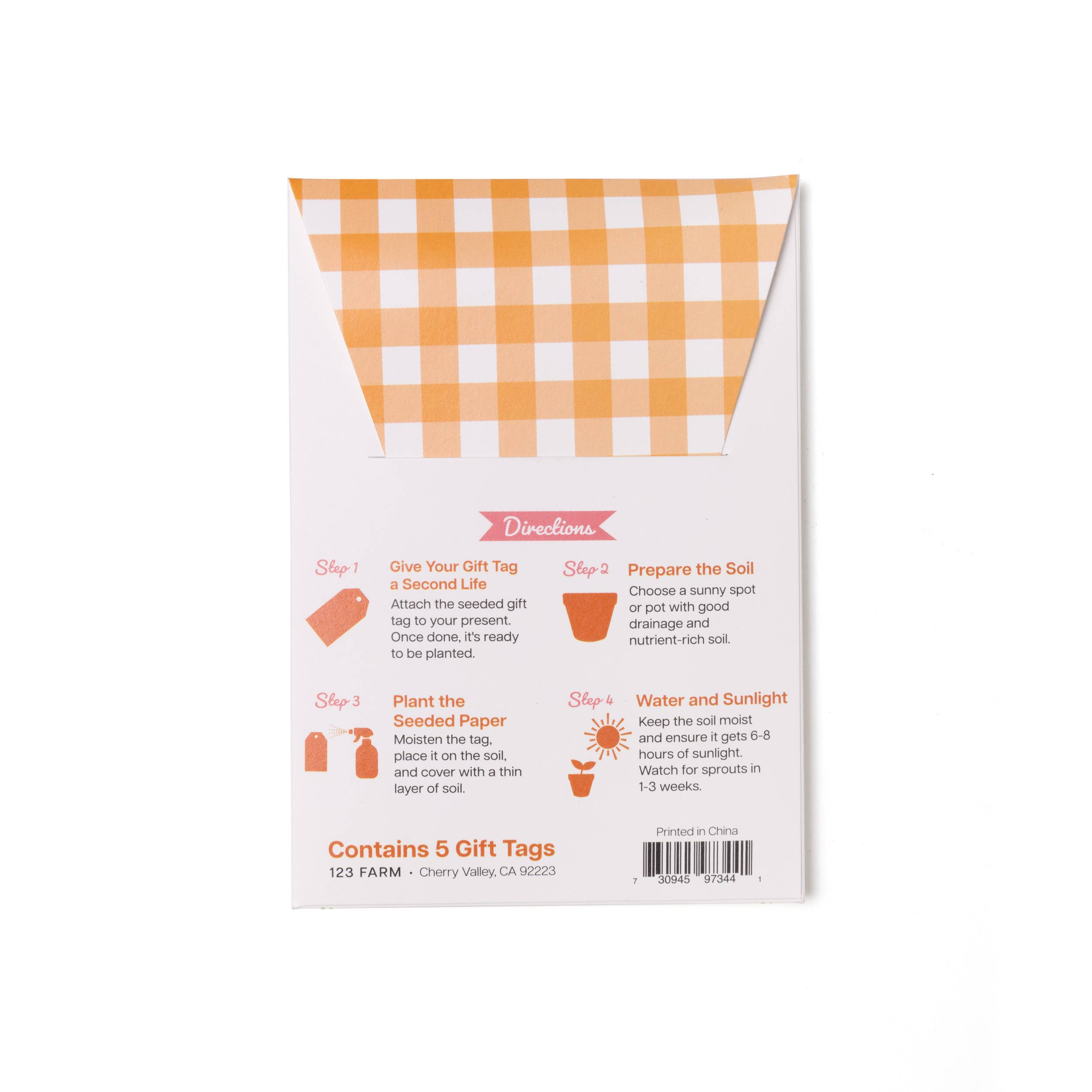 Plantable Seed Gift Tags - Vintage Seed Design, 5 Gift Tags: Carrots - Image 12