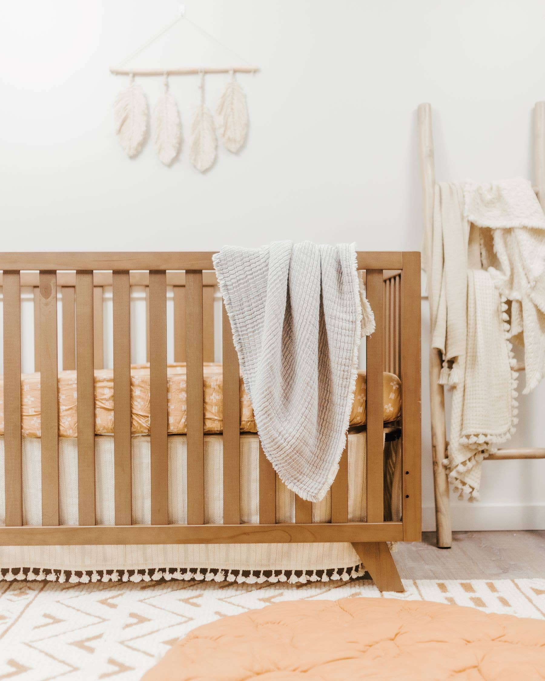 Crane Baby - Shoreline Stripe Blanket - Image 3