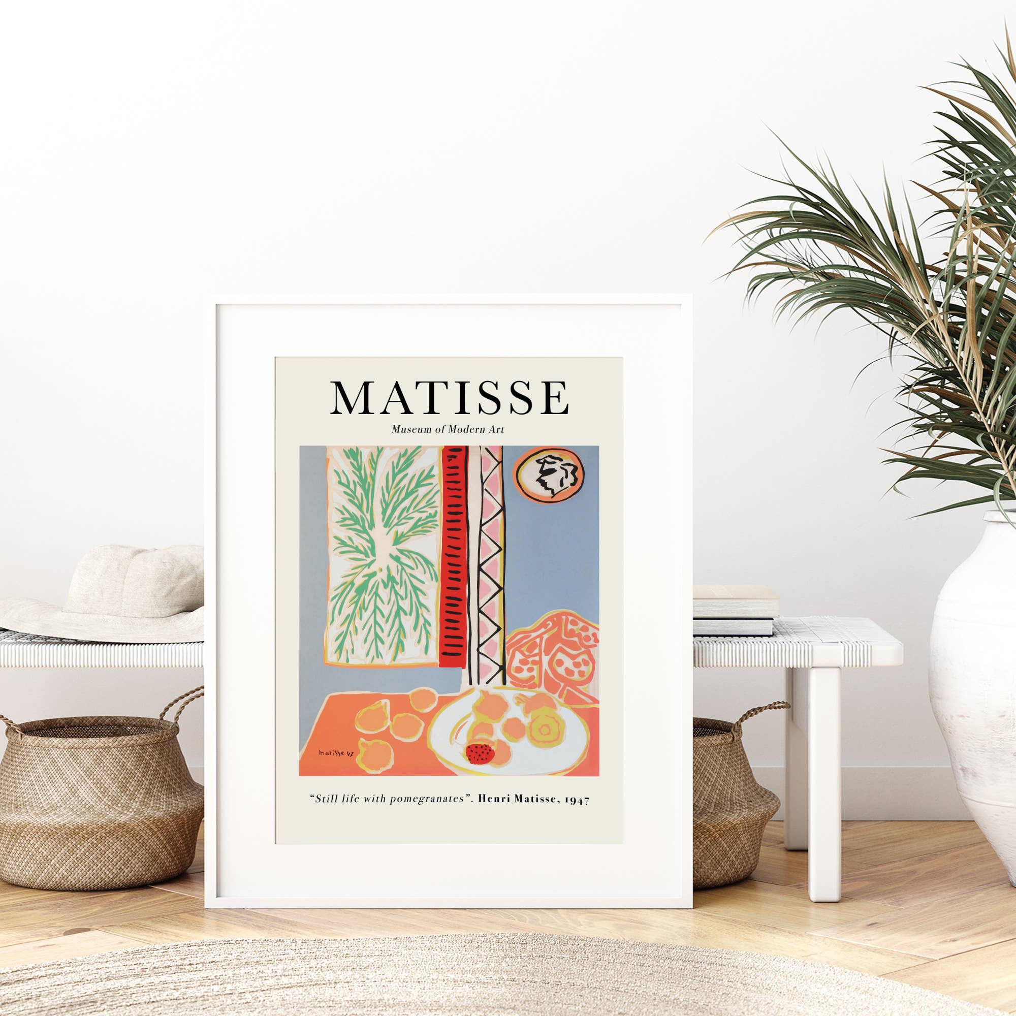 Sugar & Canvas - Henri Matisse Still Life with Pomegranates Art Print M63 - Image 7