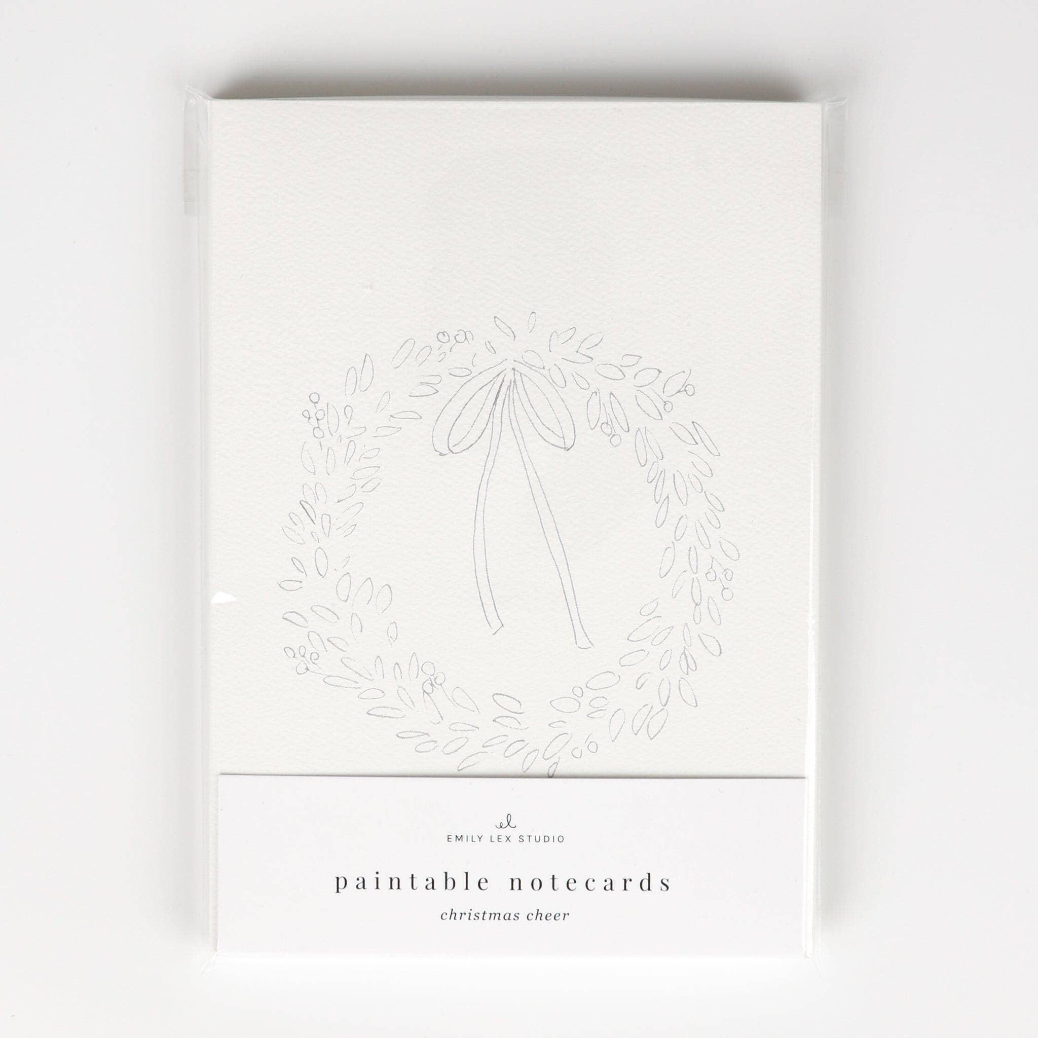 Christmas cheer paintable notecard - Image 2