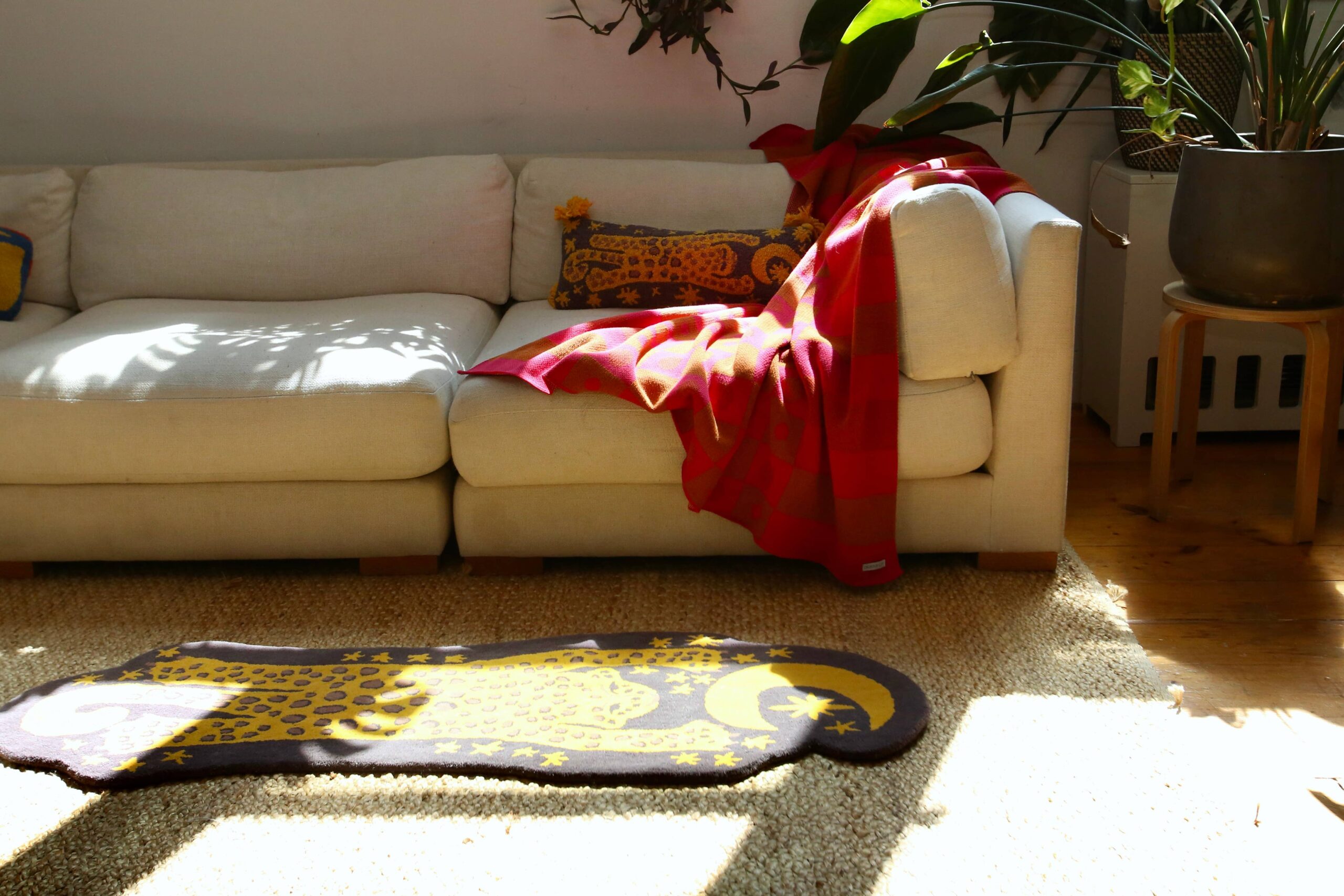 Calhoun & Co. - Moonlight Leopard Shape Rug - Image 2