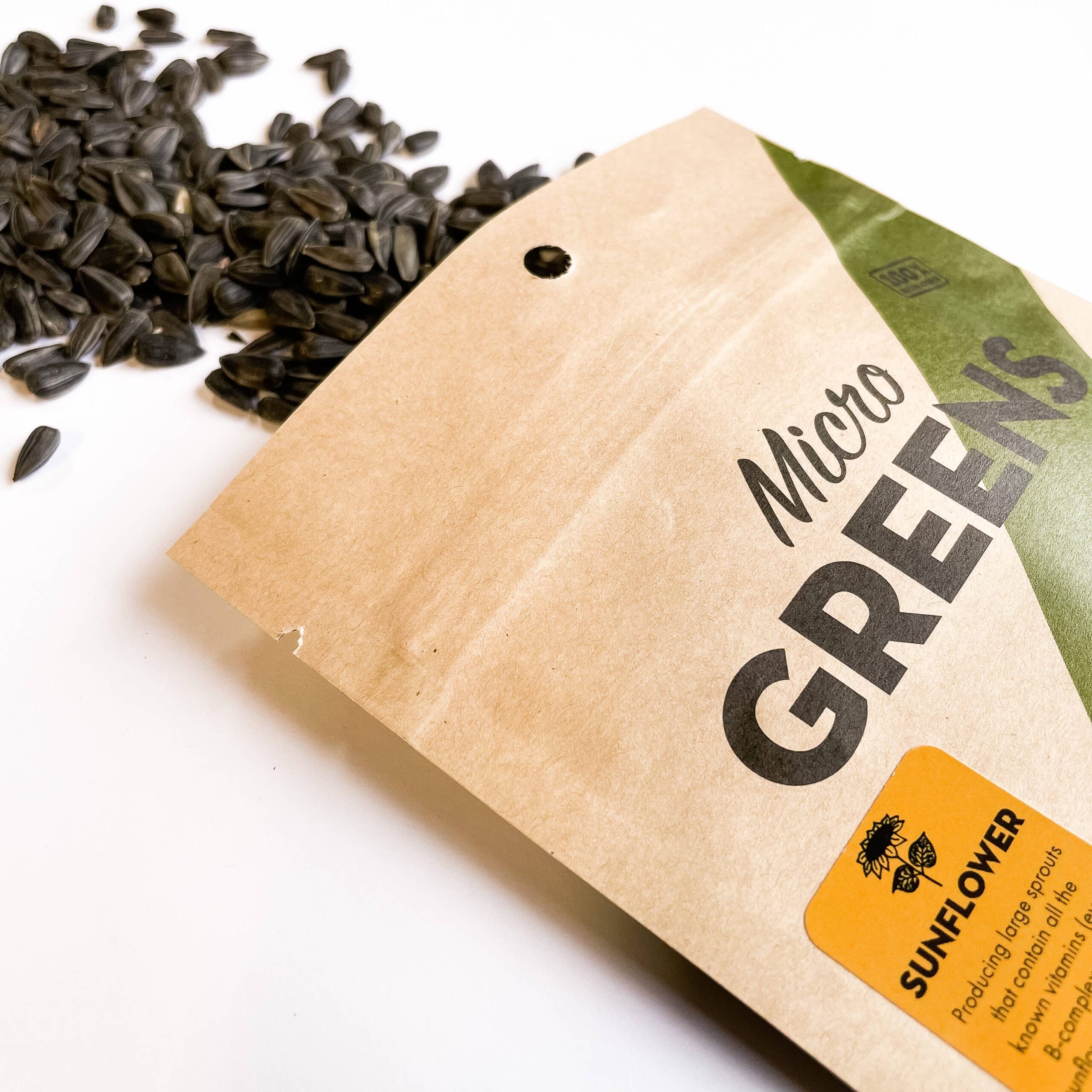 Non-GMO Microgreens Seeds: Sunflower