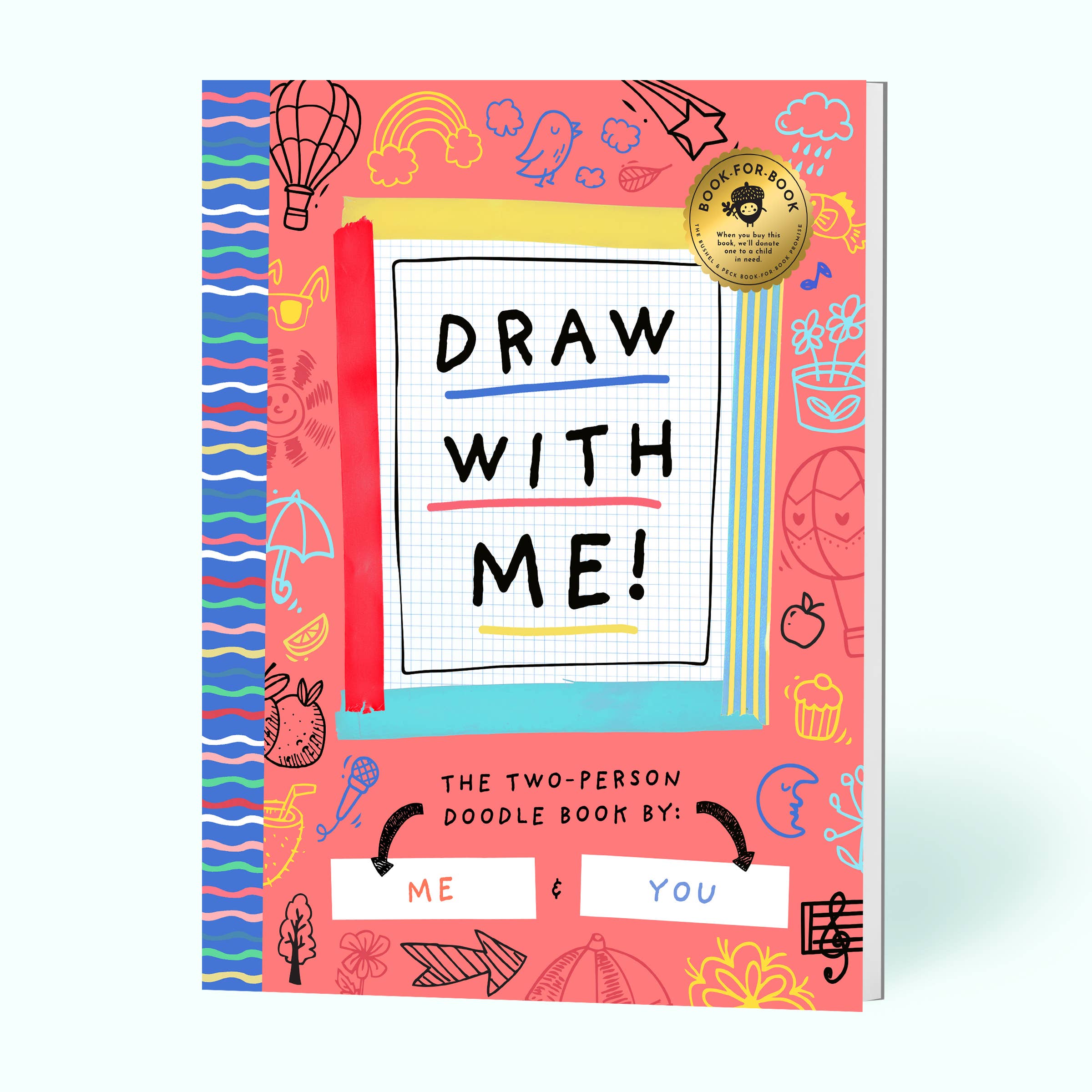 Draw With Me! (Kids Doodle Coloring Book)