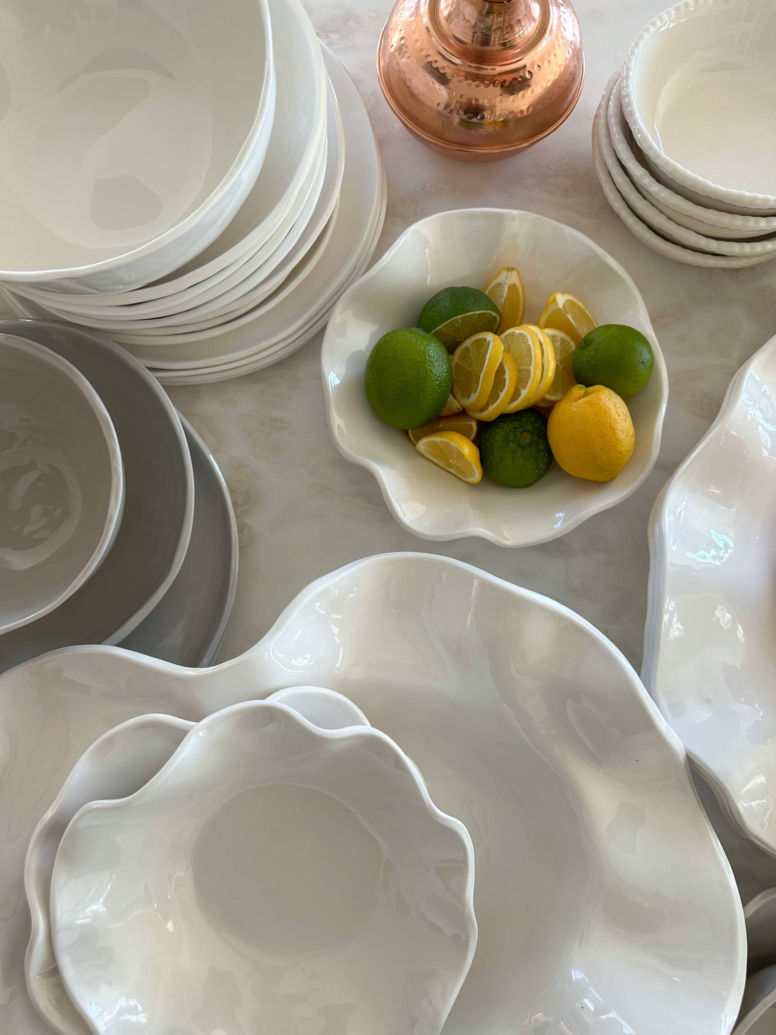 Relish - Small 9.5" perfect wavy bowl 100% melamine PBA free - Image 4