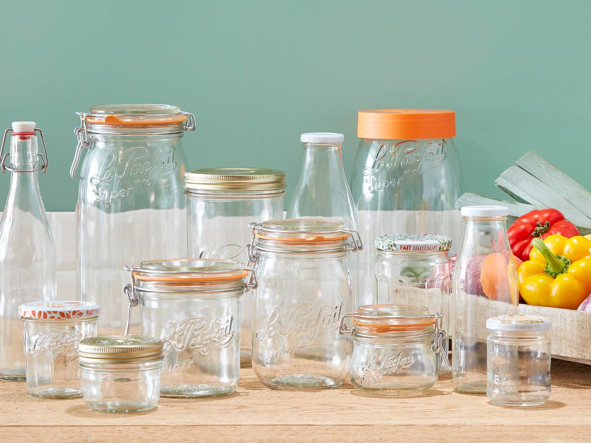 Le Parfait - 750ml Tapered French Glass Preserving Jar W Airtight Rubber - Image 2