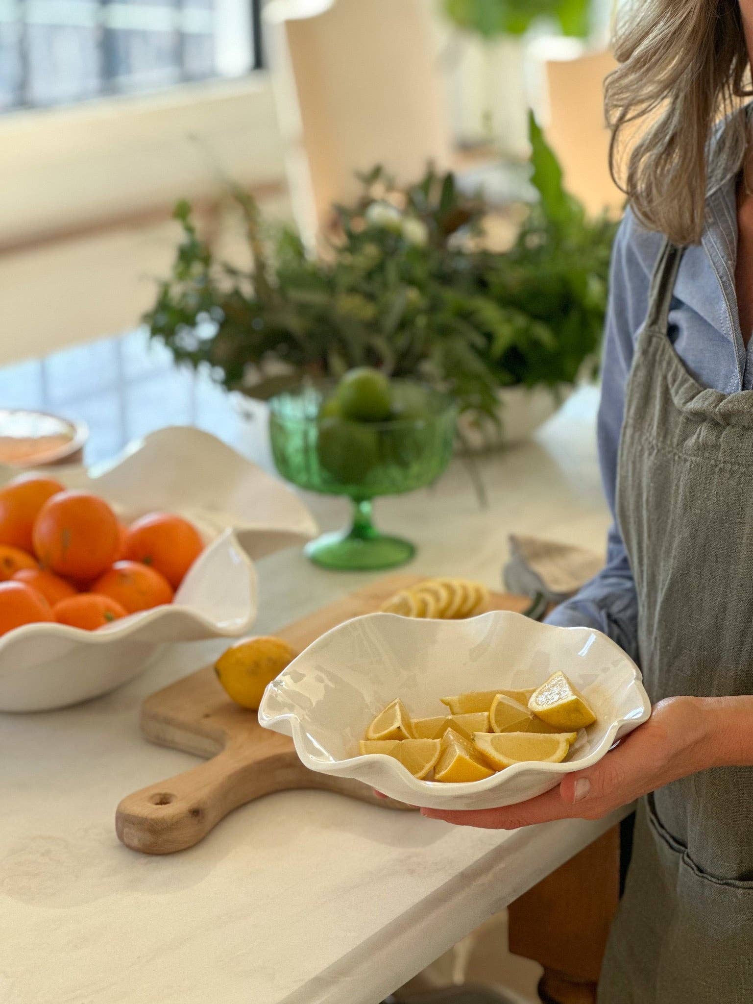 Relish - Small 9.5" perfect wavy bowl 100% melamine PBA free