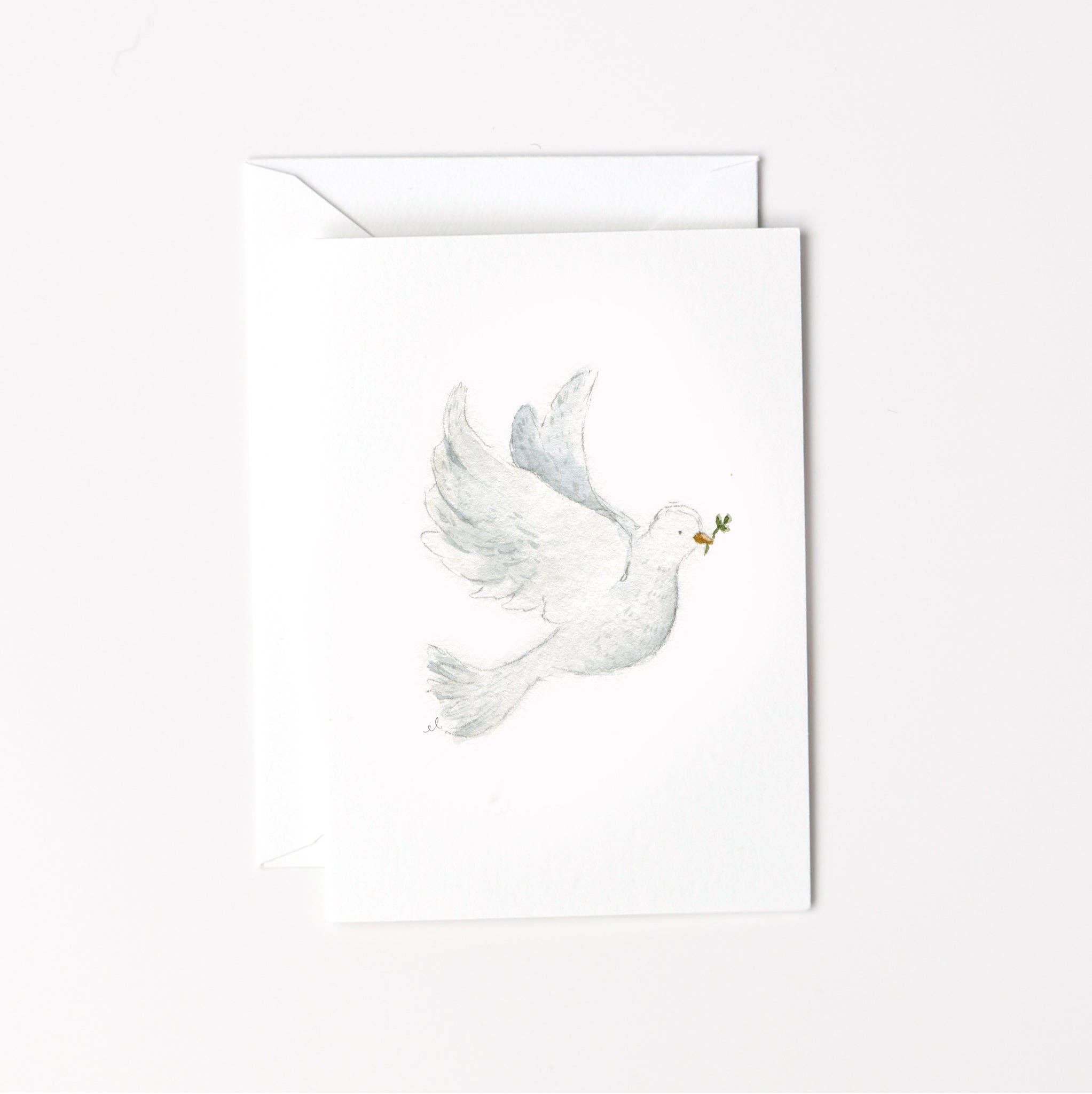 Dove mini notecard