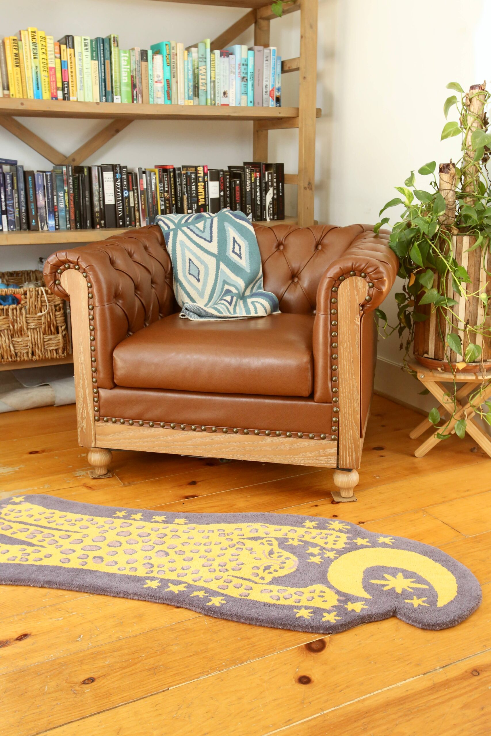 Calhoun & Co. - Moonlight Leopard Shape Rug - Image 3