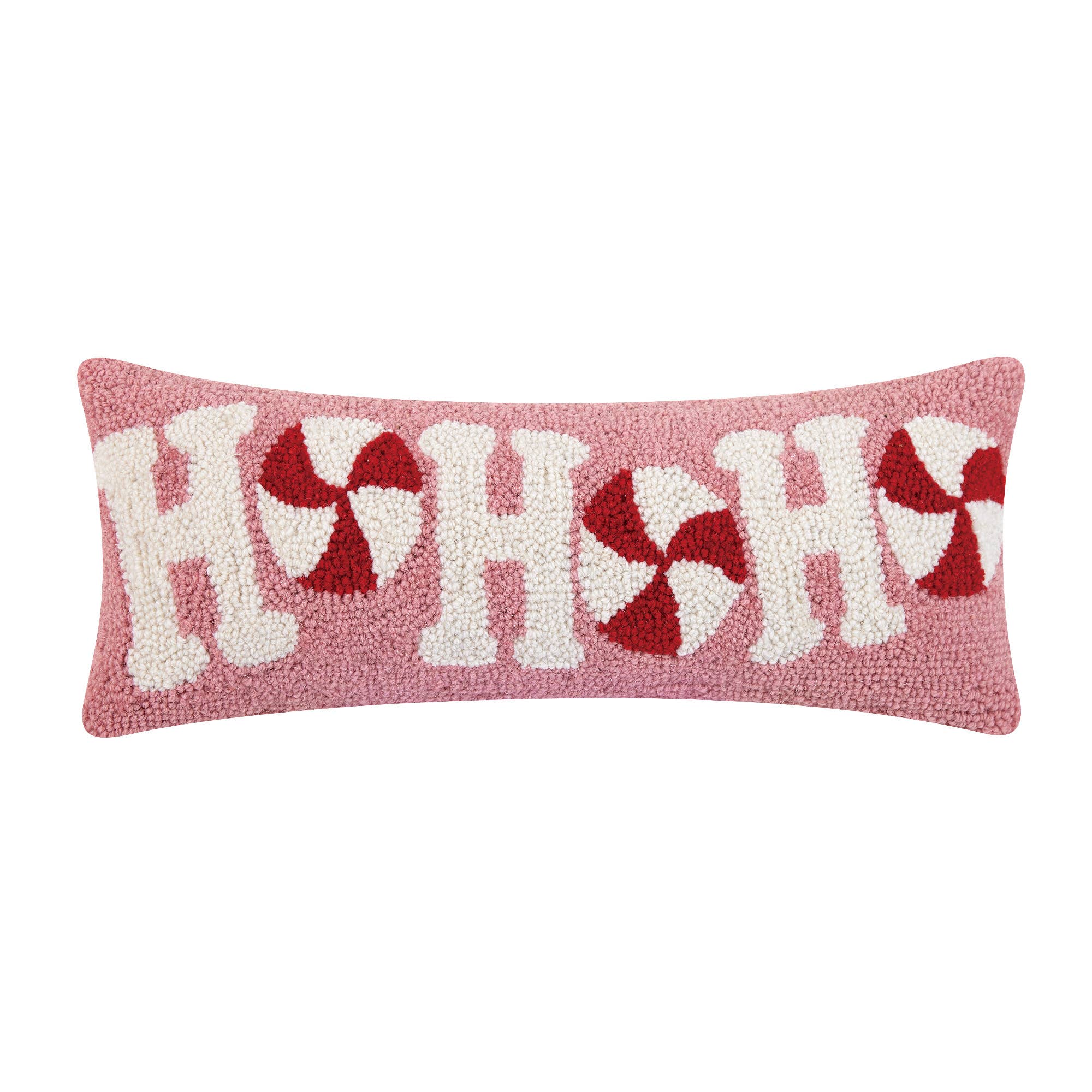 Peking Handicraft - Candycane Hohoho Hook Pillow