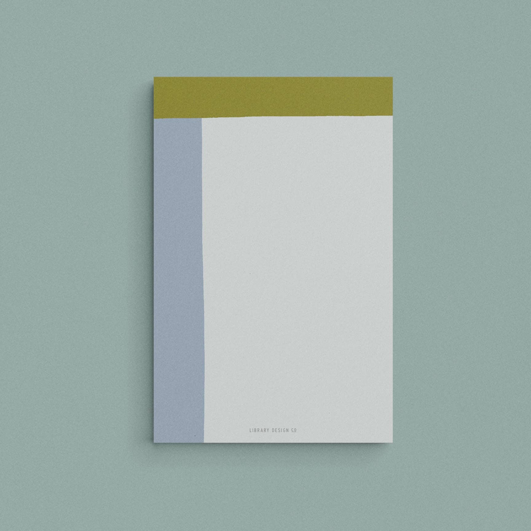 Library Design Co. - Small Legal Pad Blue