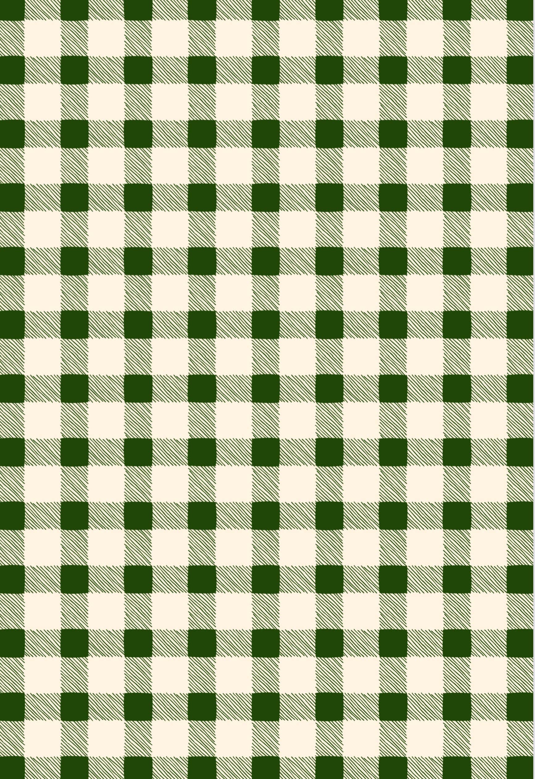 Gloria: Double-Sided Hand Towel: Green/Cream