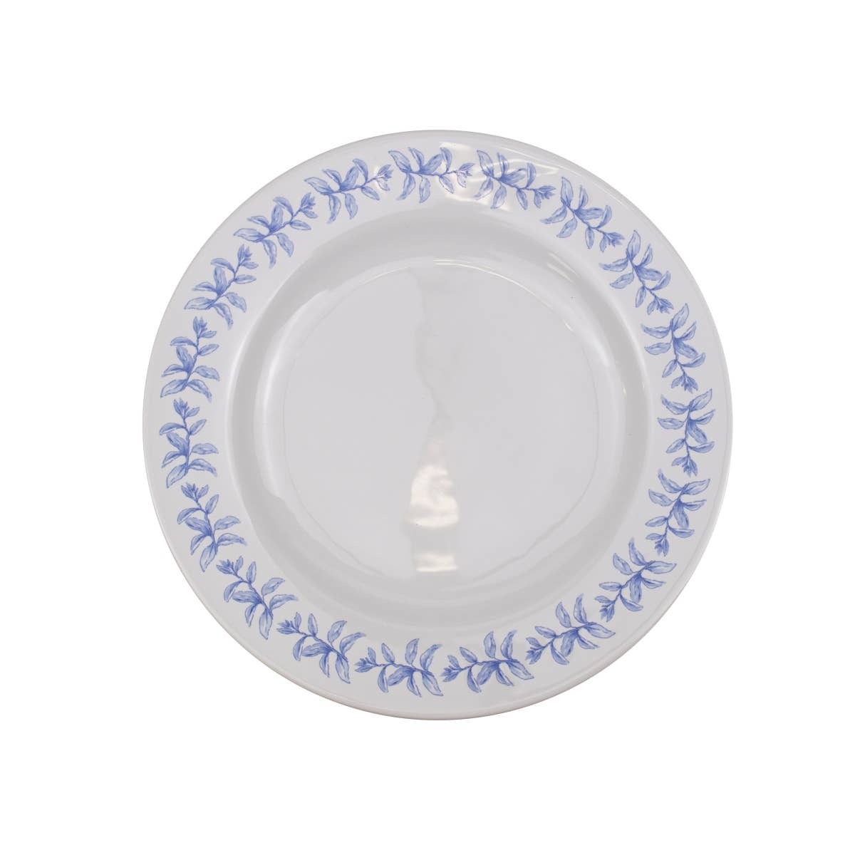 Aldridge Garden Plate   White/Blue  8''