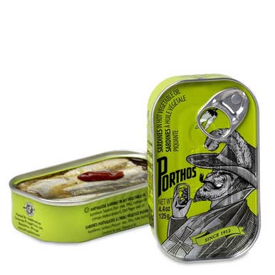 Conservas Sardines in Hot Vegetable Oil 4.4oz