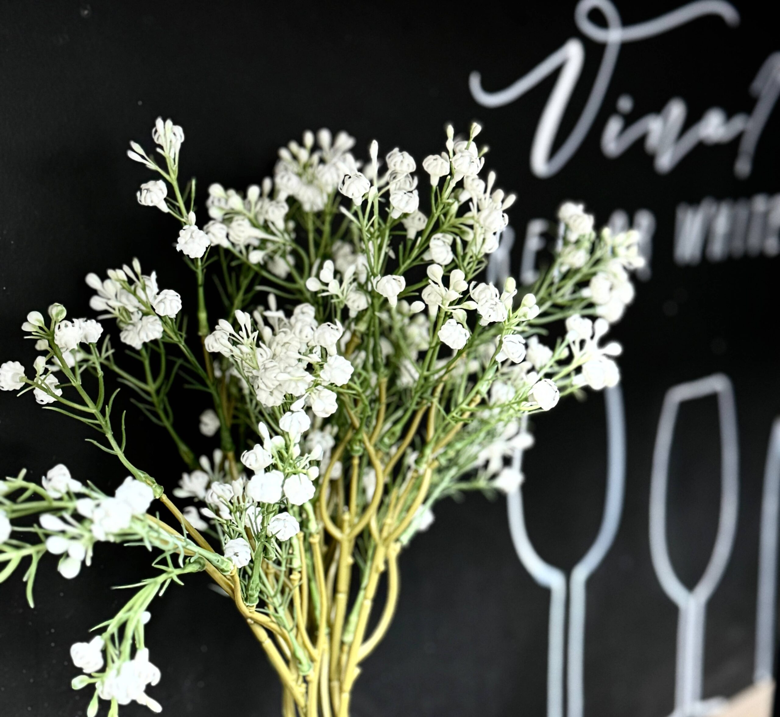 Pack of 5 stems-real touch baby's breath bundle