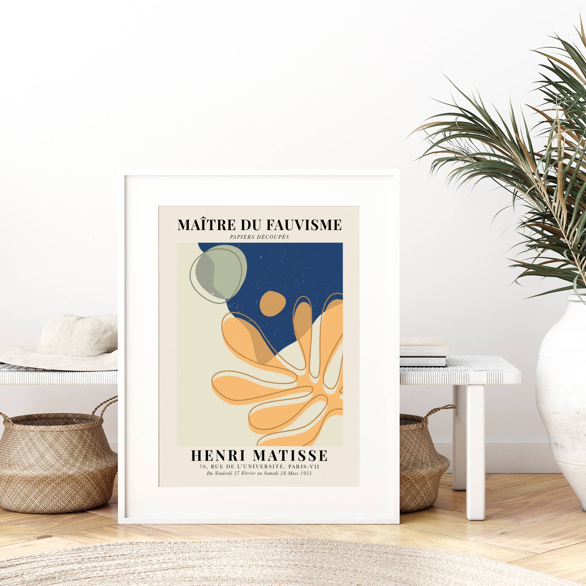 Sugar & Canvas - Henri Matisse Cut-Outs Vintage Poster Art Print M108 - Image 6