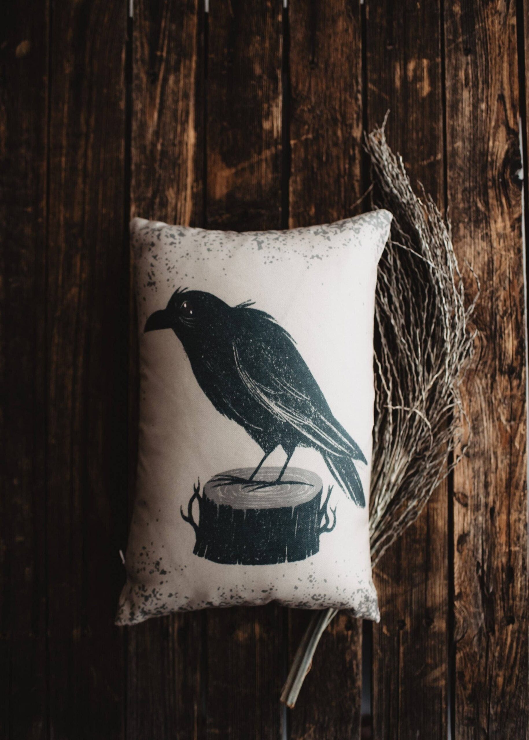 UniikPillows - Primitive Black Turkeys Lumbar Pillow Cover | 12x18 Hallowee (1) - Image 4