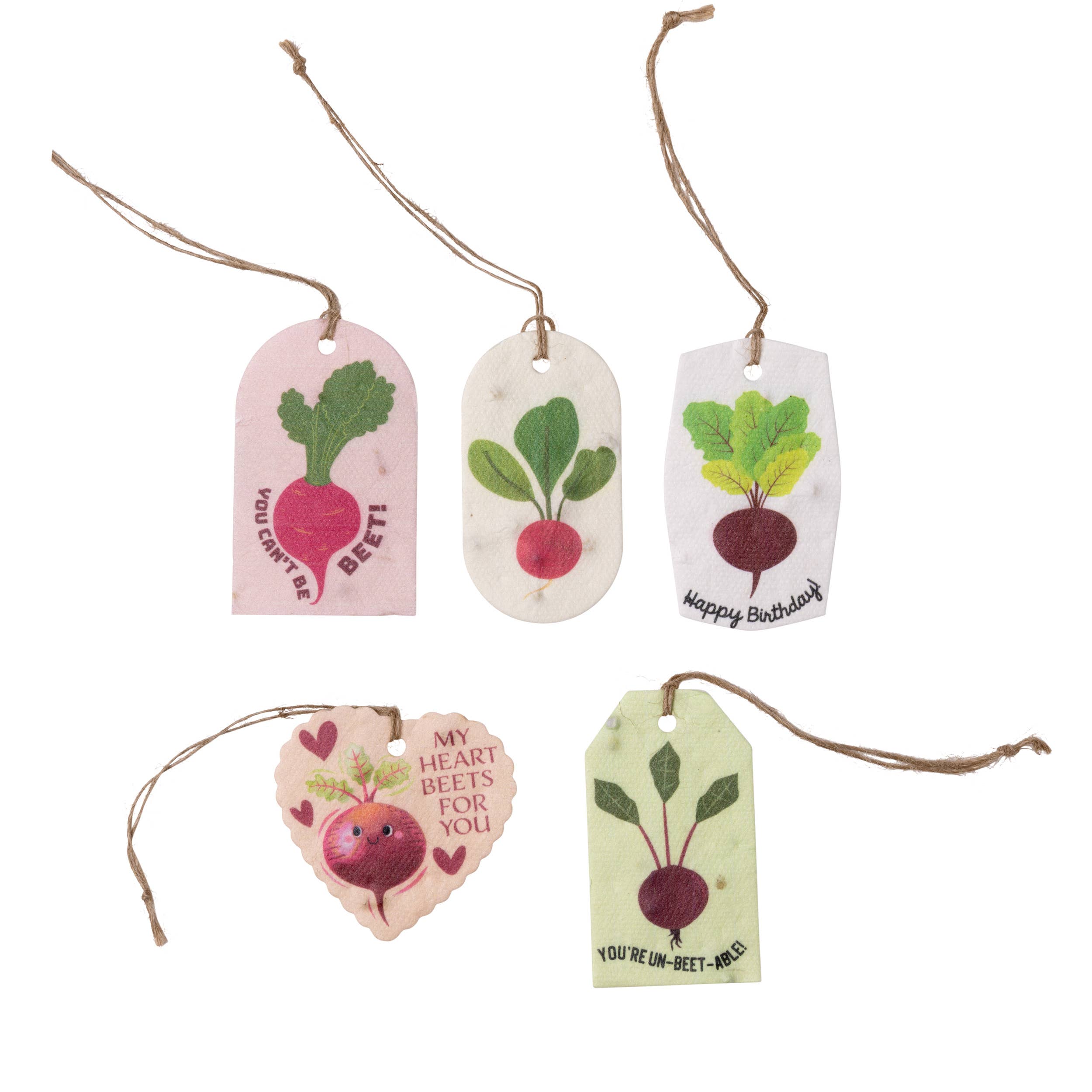 Plantable Seed Gift Tags - Vintage Seed Design, 5 Gift Tags: Carrots - Image 11