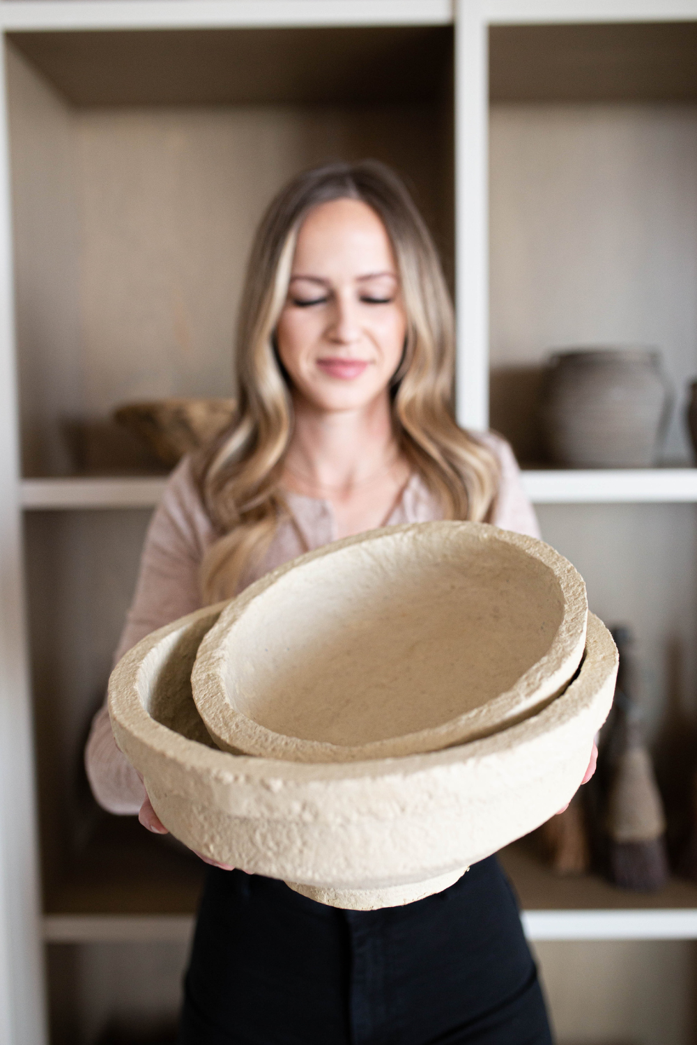 Paper Mache Bowls : Large - Image 3