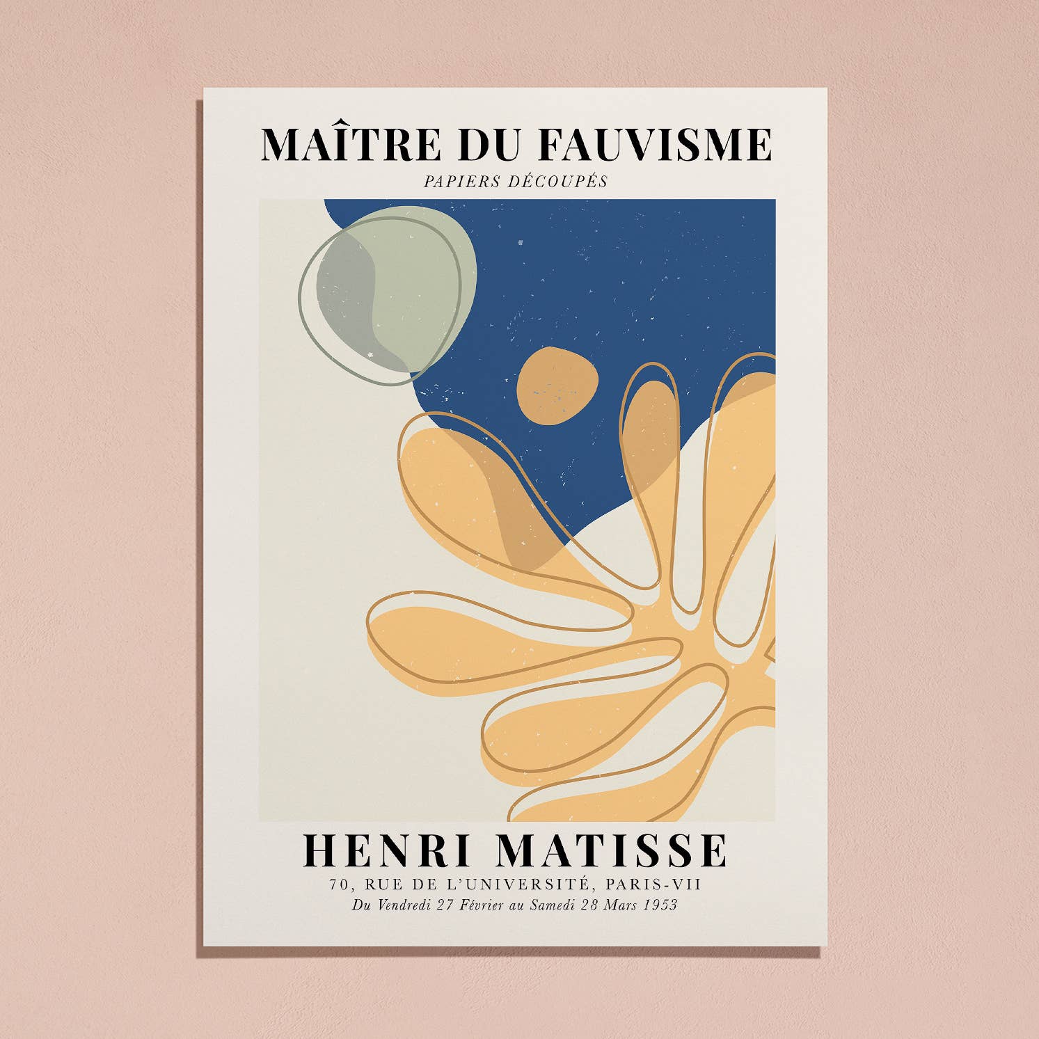 Sugar & Canvas - Henri Matisse Cut-Outs Vintage Poster Art Print M108 - Image 3