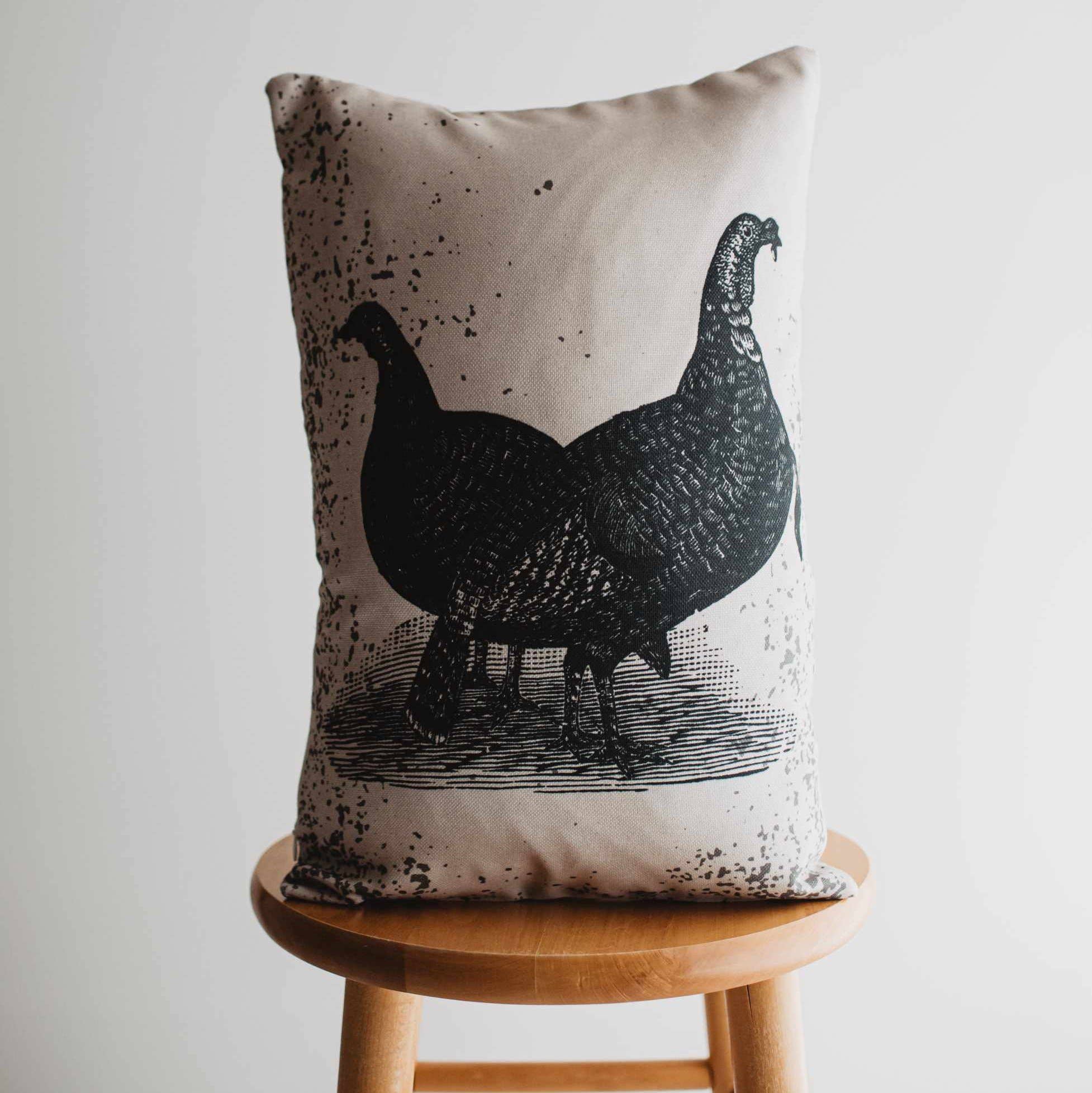 UniikPillows - Primitive Black Cat Lumbar Pillow Cover - Image 5