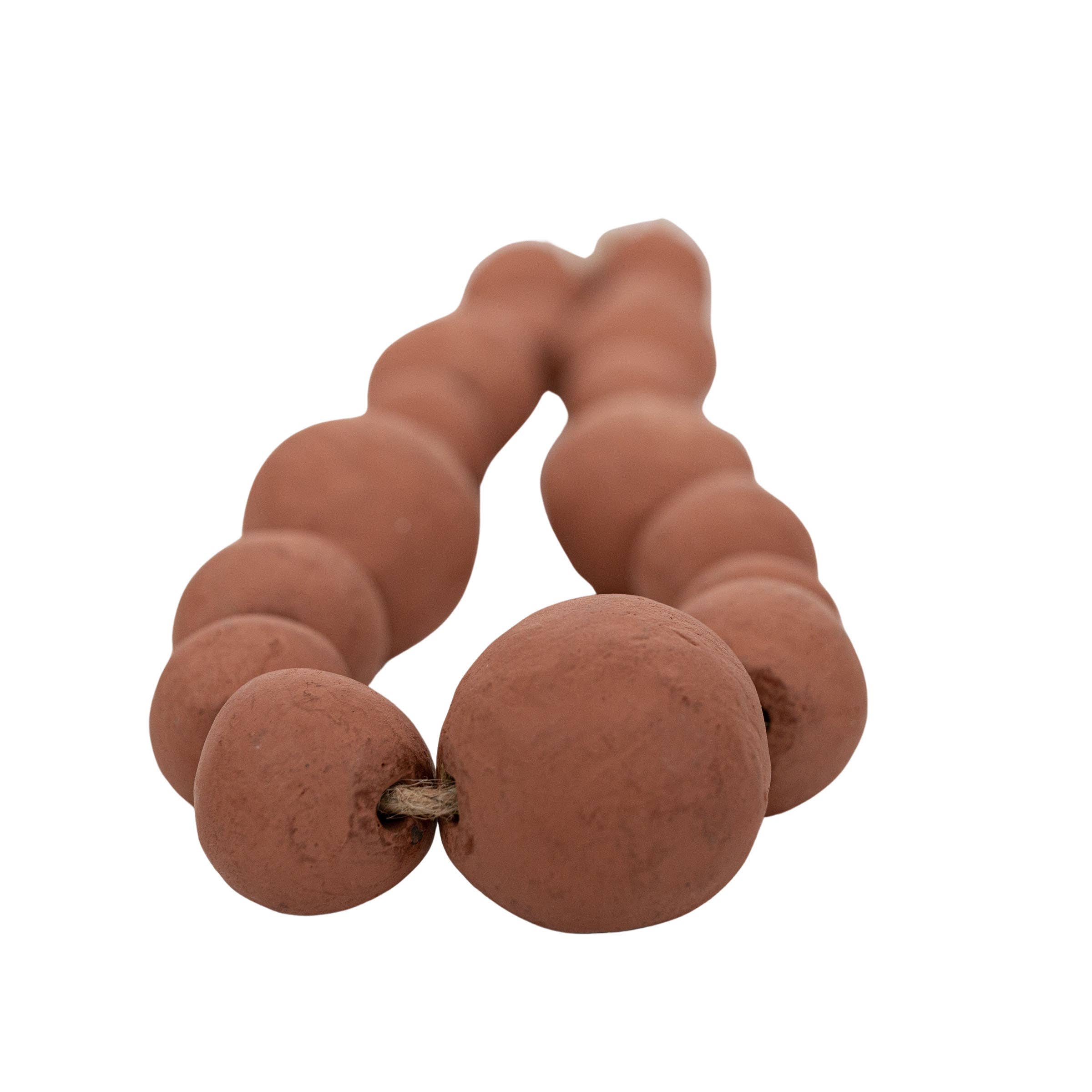 Osa Bead Garland Terracotta & Jute - Image 4