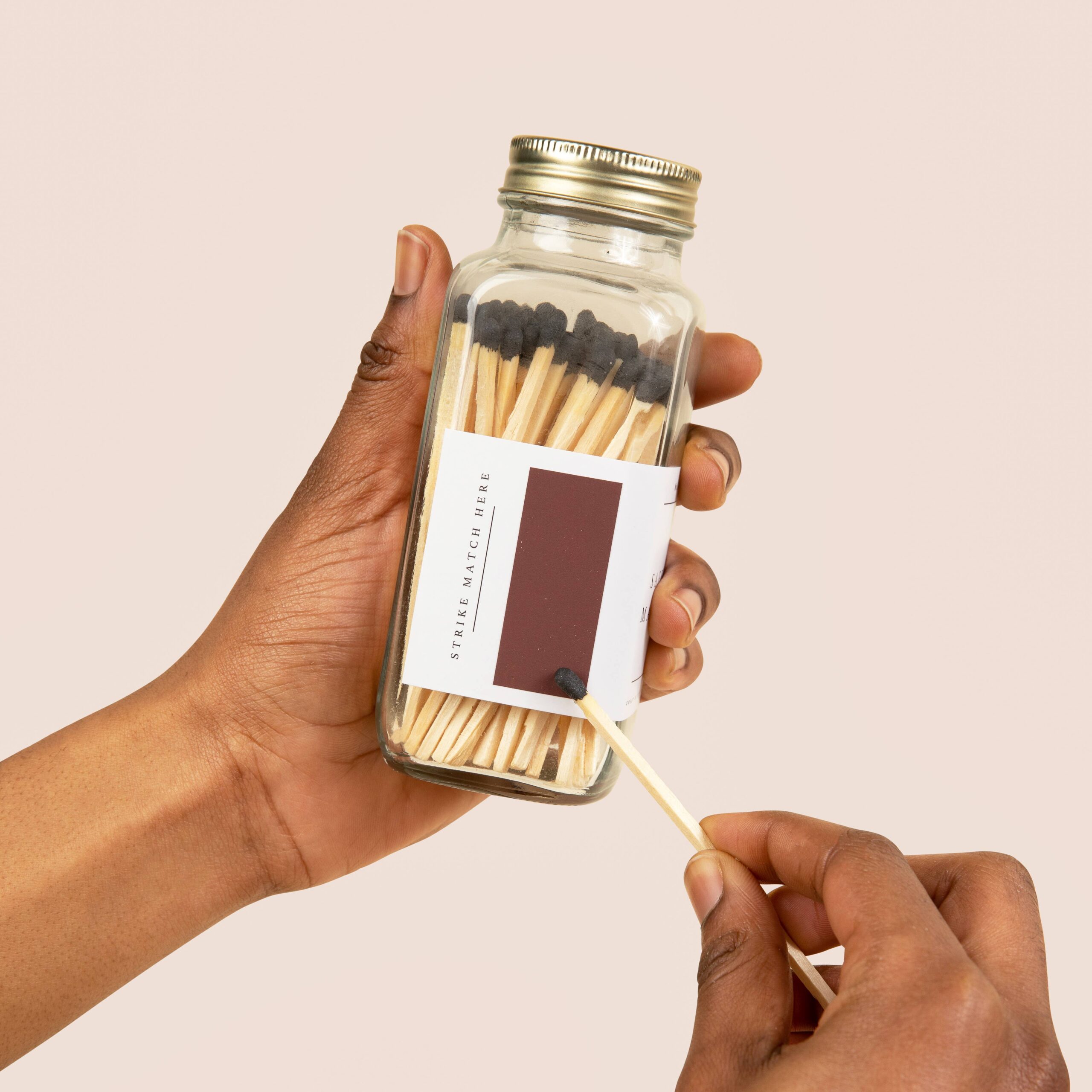 Safety Matches, Black Tip - Image 2