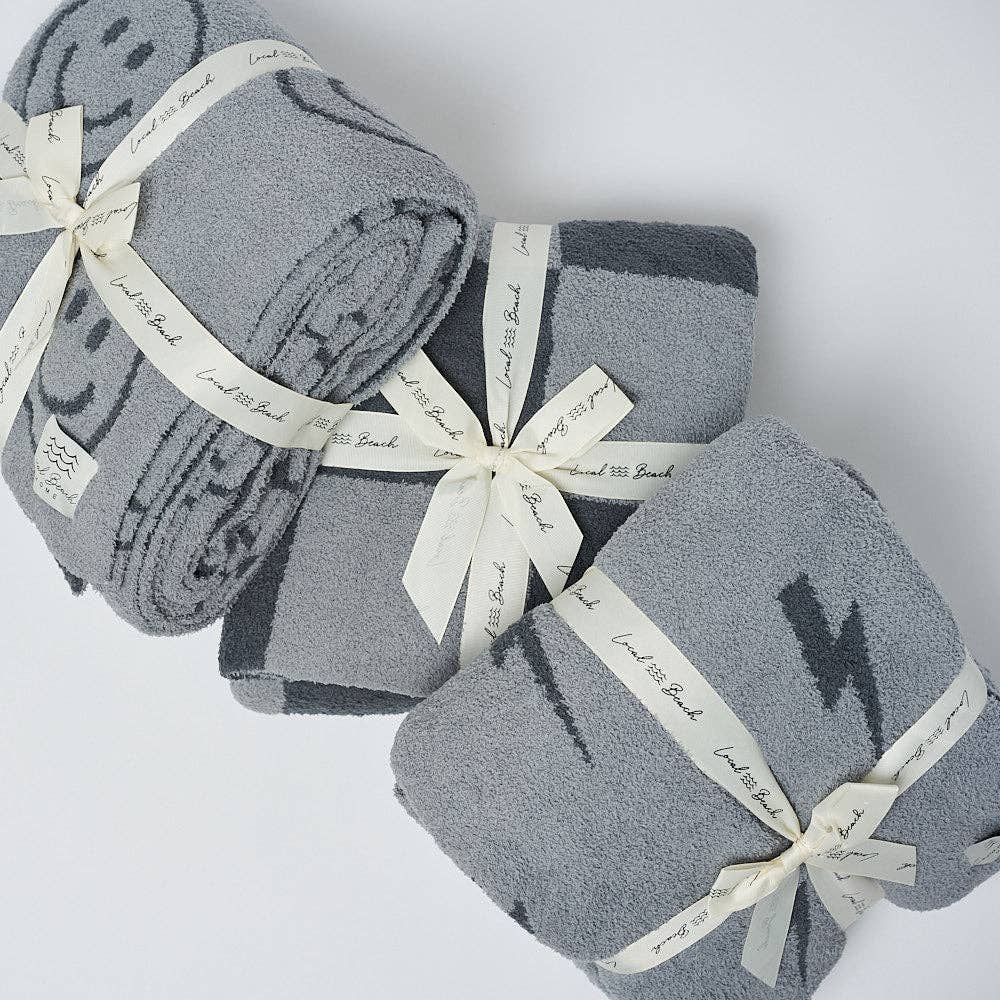 Checker Luxe Home Blanket: Bubble Gum/Orange - Image 12