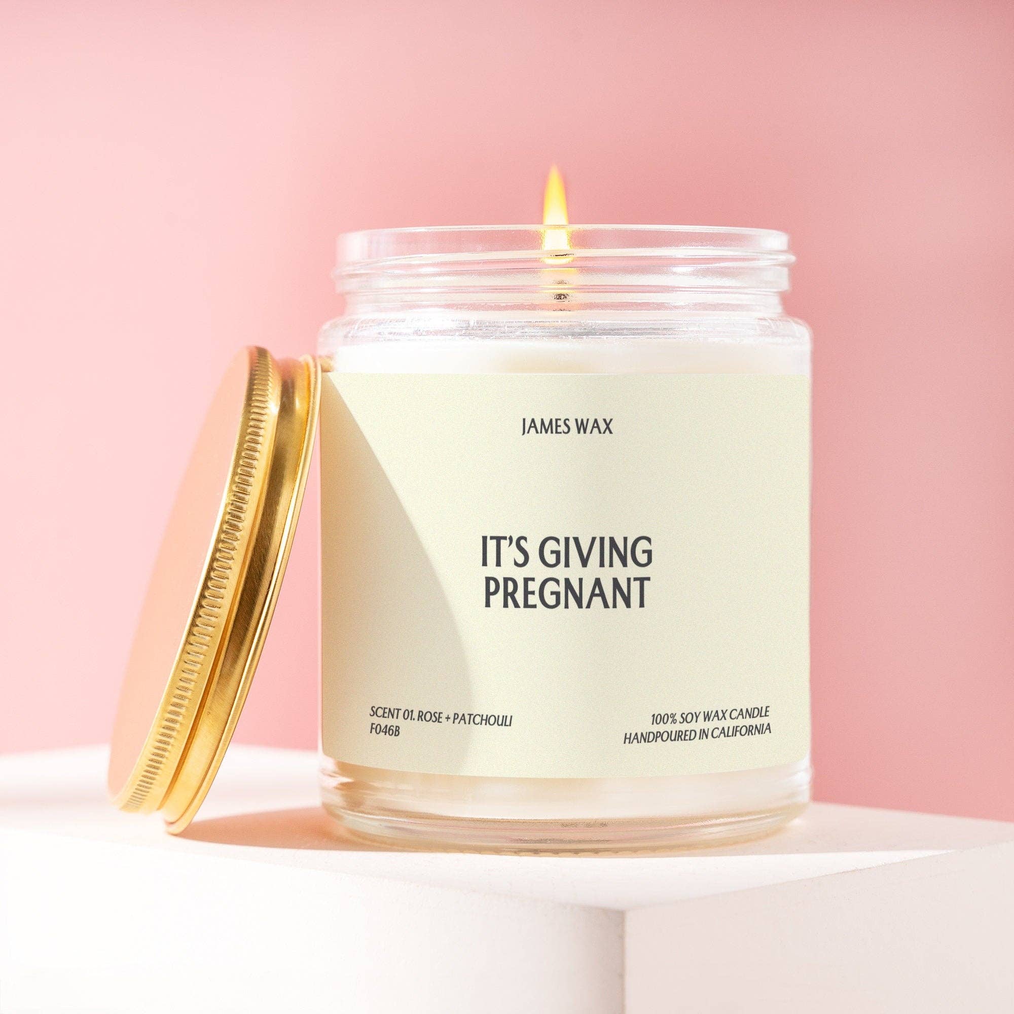 It’s Giving Pregnant Candle
