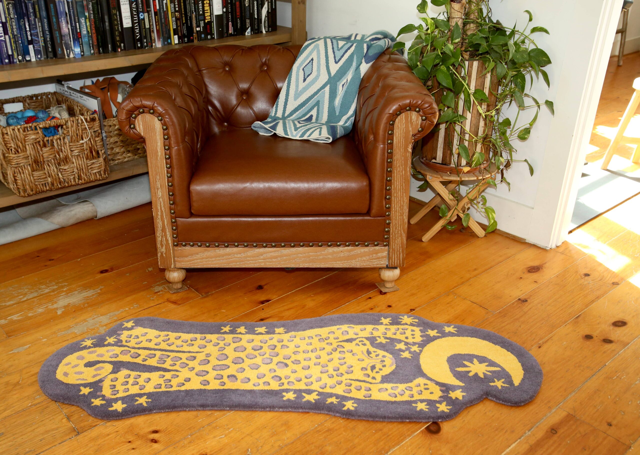 Calhoun & Co. - Moonlight Leopard Shape Rug - Image 6