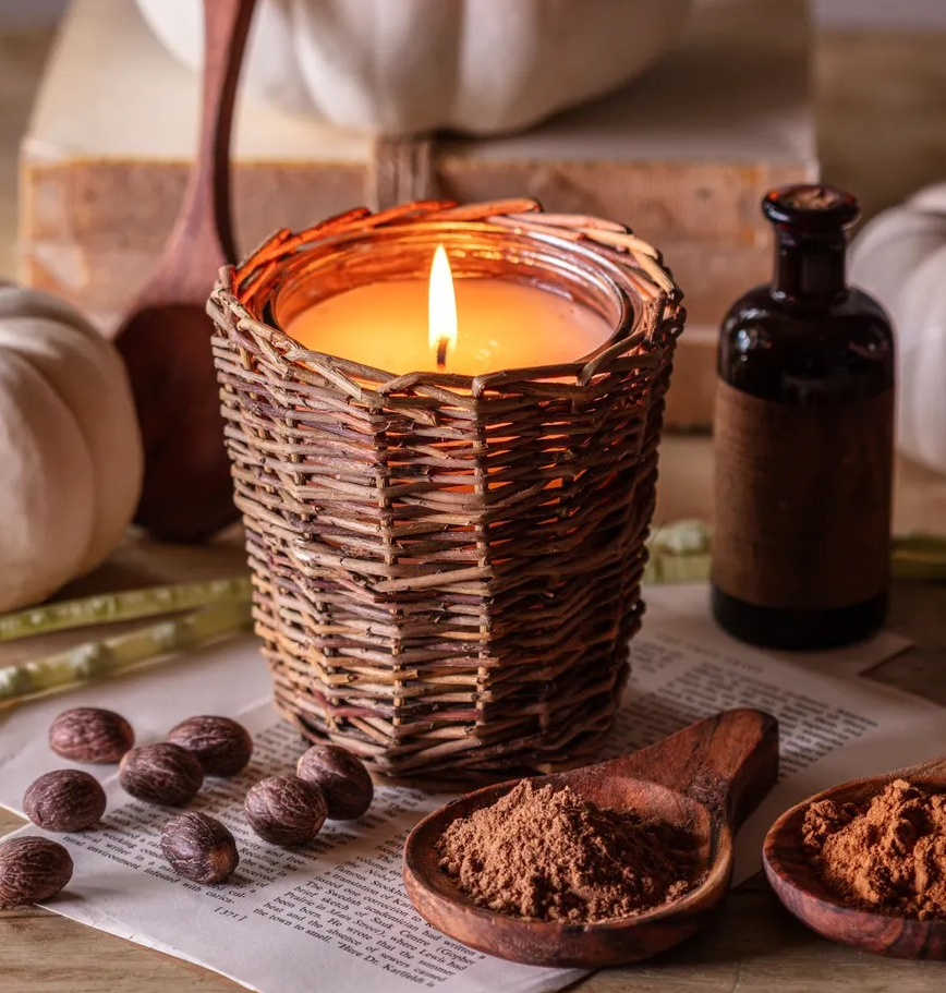 Vintage Pumpkin Candle