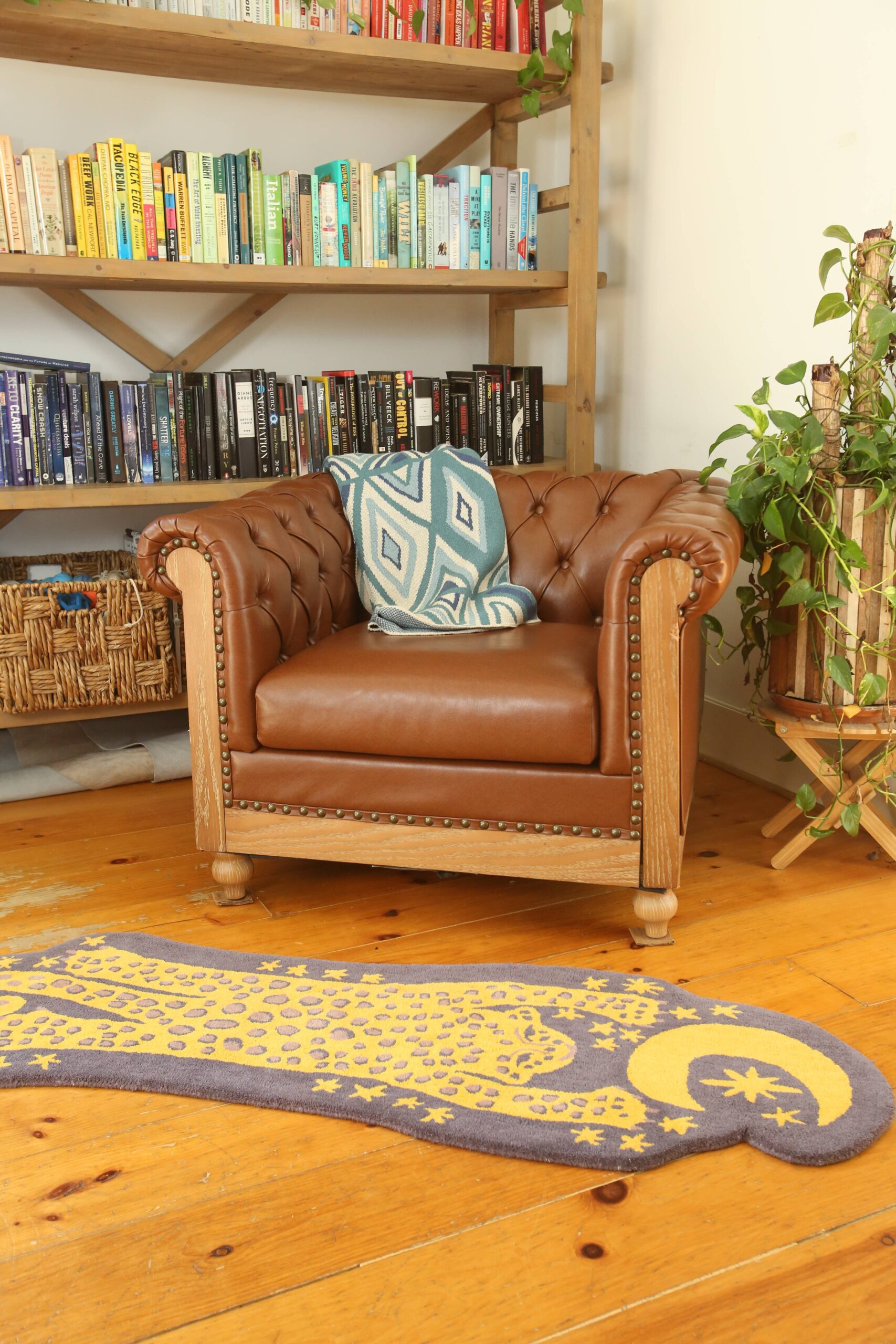 Calhoun & Co. - Moonlight Leopard Shape Rug - Image 4